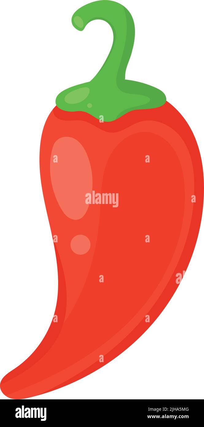 red chili pepper vegetable icon Stock Vector Image & Art - Alamy