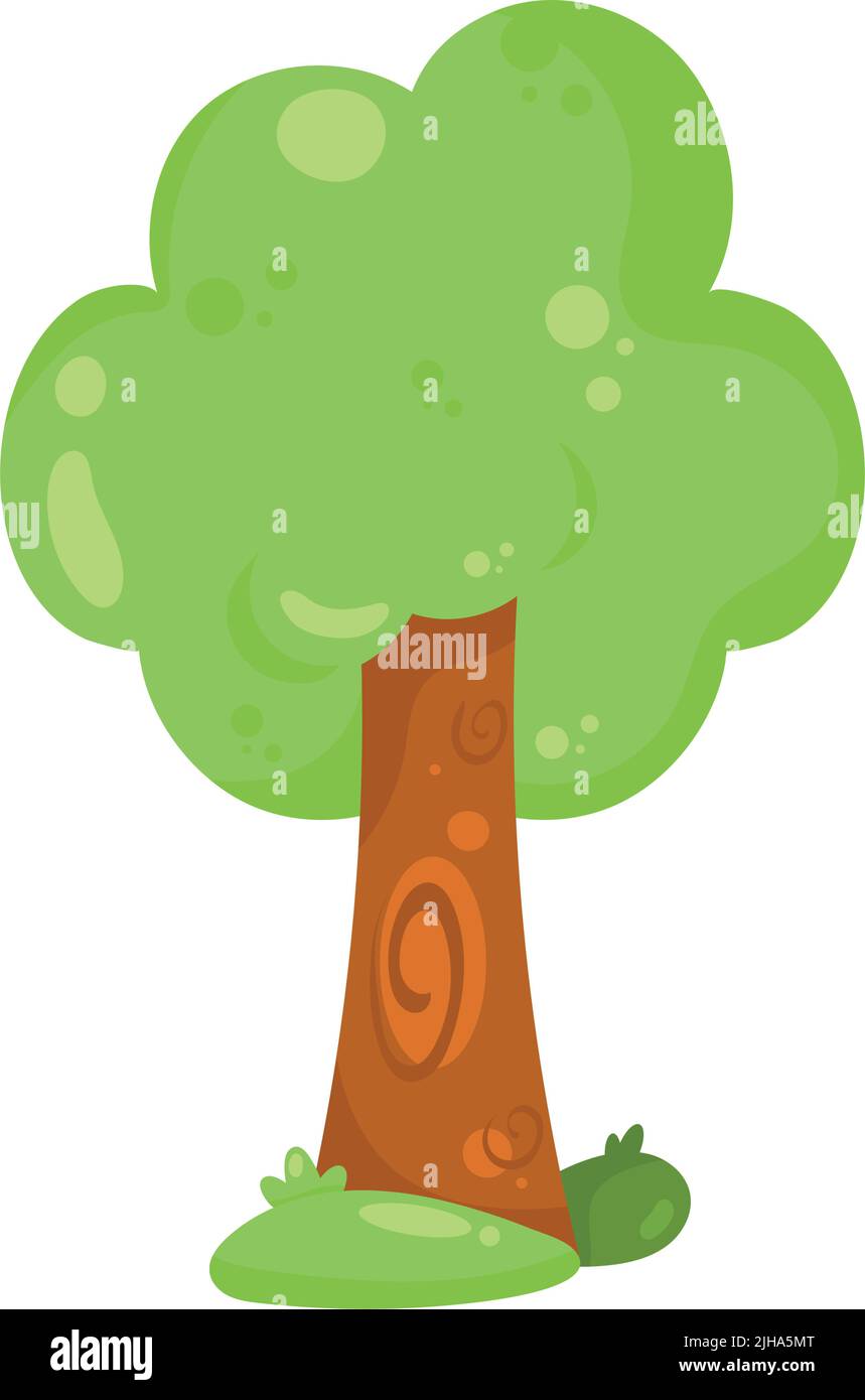 tree forest plant nature icon Stock Vector Image & Art - Alamy