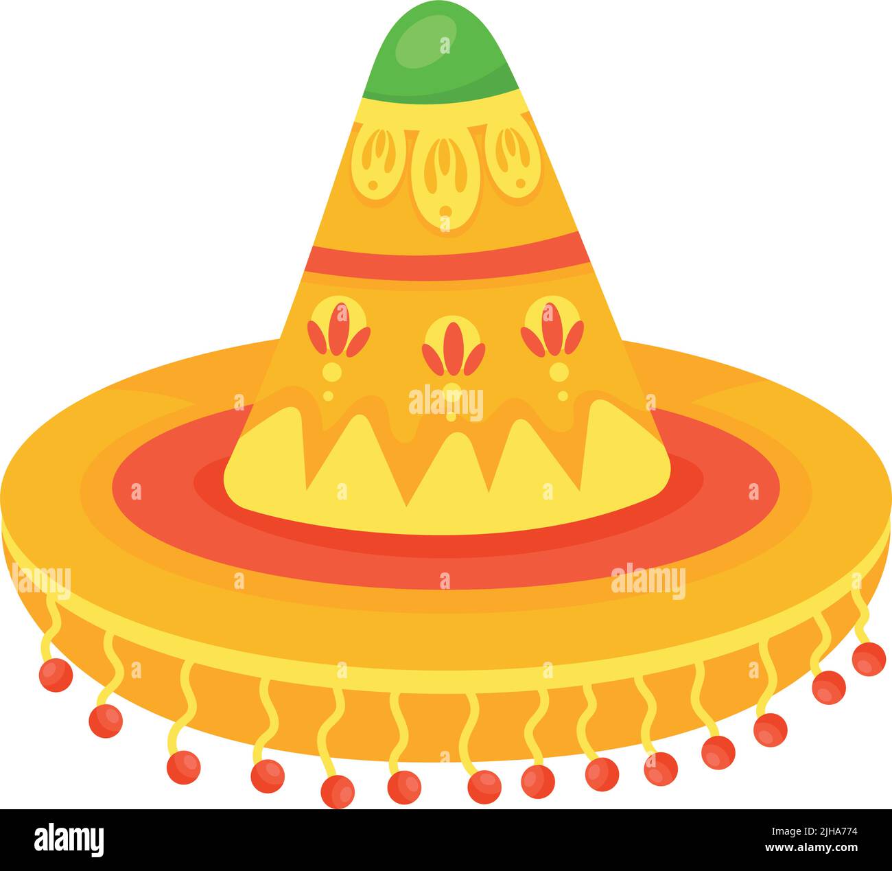 mexican culture mariachi hat icon Stock Vector Image & Art - Alamy