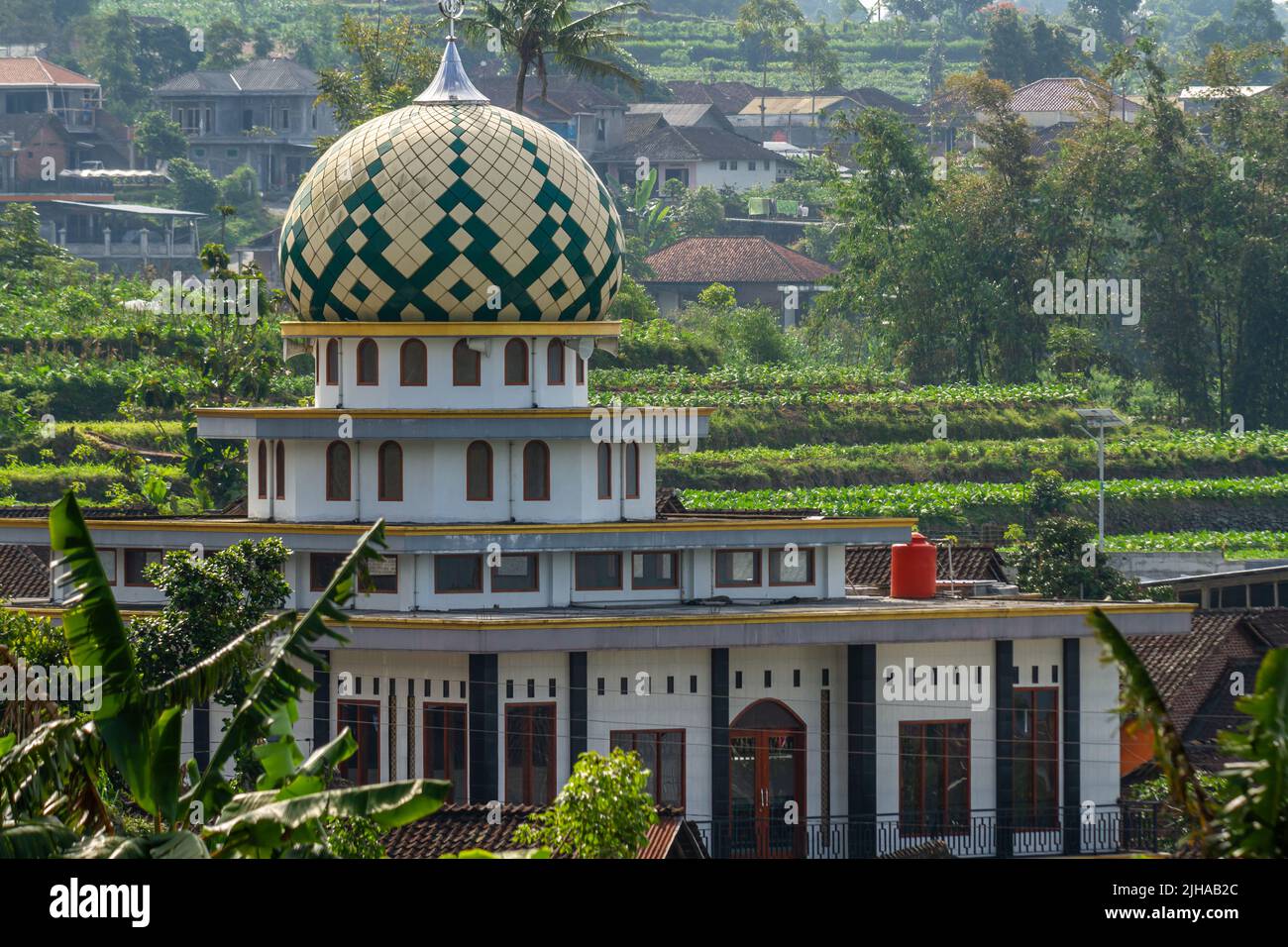 English Rural Mosque A mosque that stands in the middle of a field area, used by rural ...