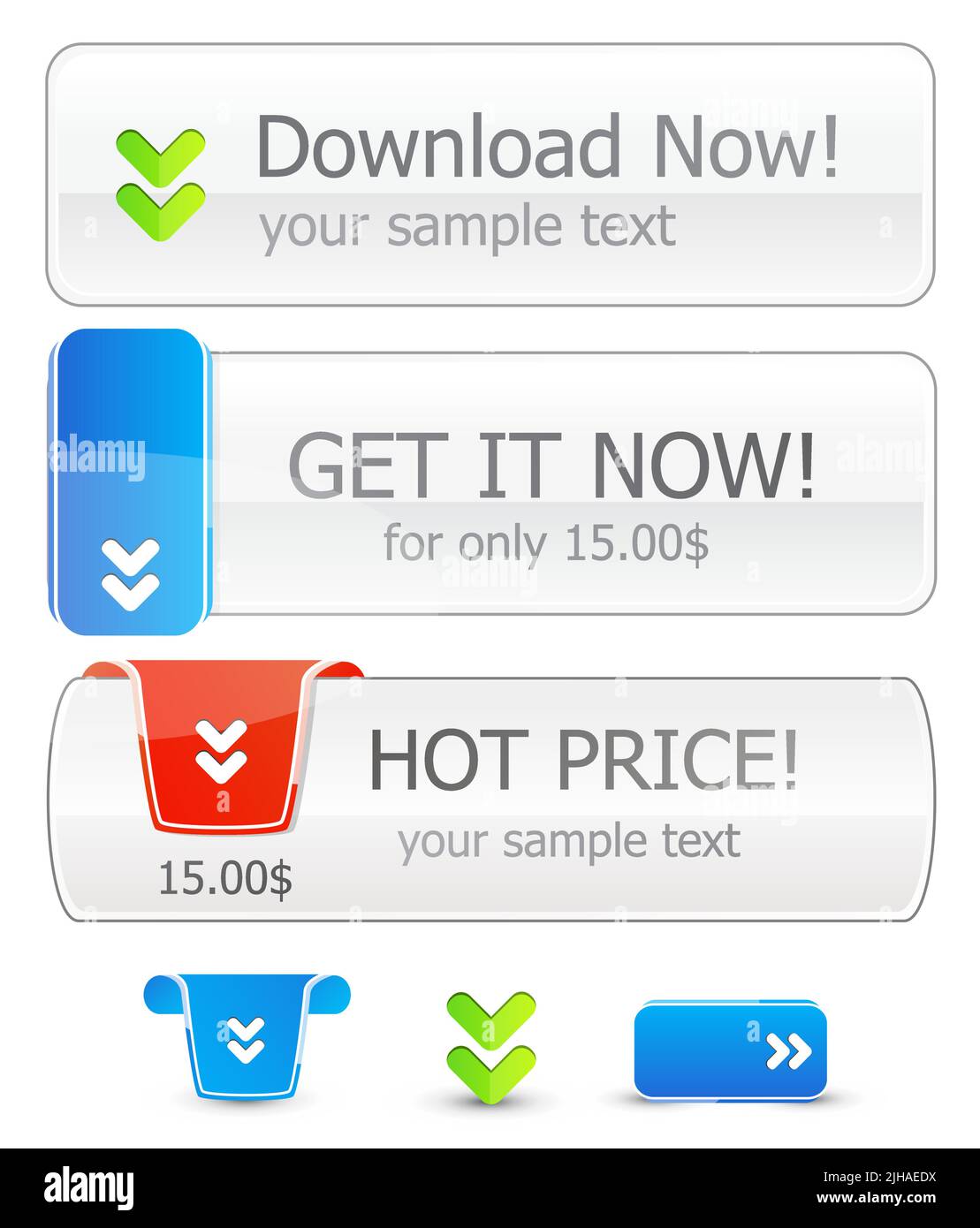 Vector buttons for your design Stock Vector Image & Art - Alamy