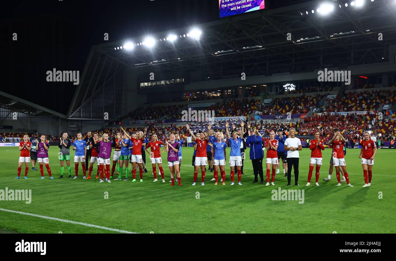 Denmark women football team 2022 hi-res stock photography and images ...