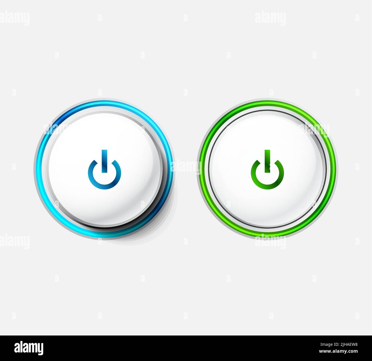 Vector illustration of start | power button Stock Vector Image & Art ...