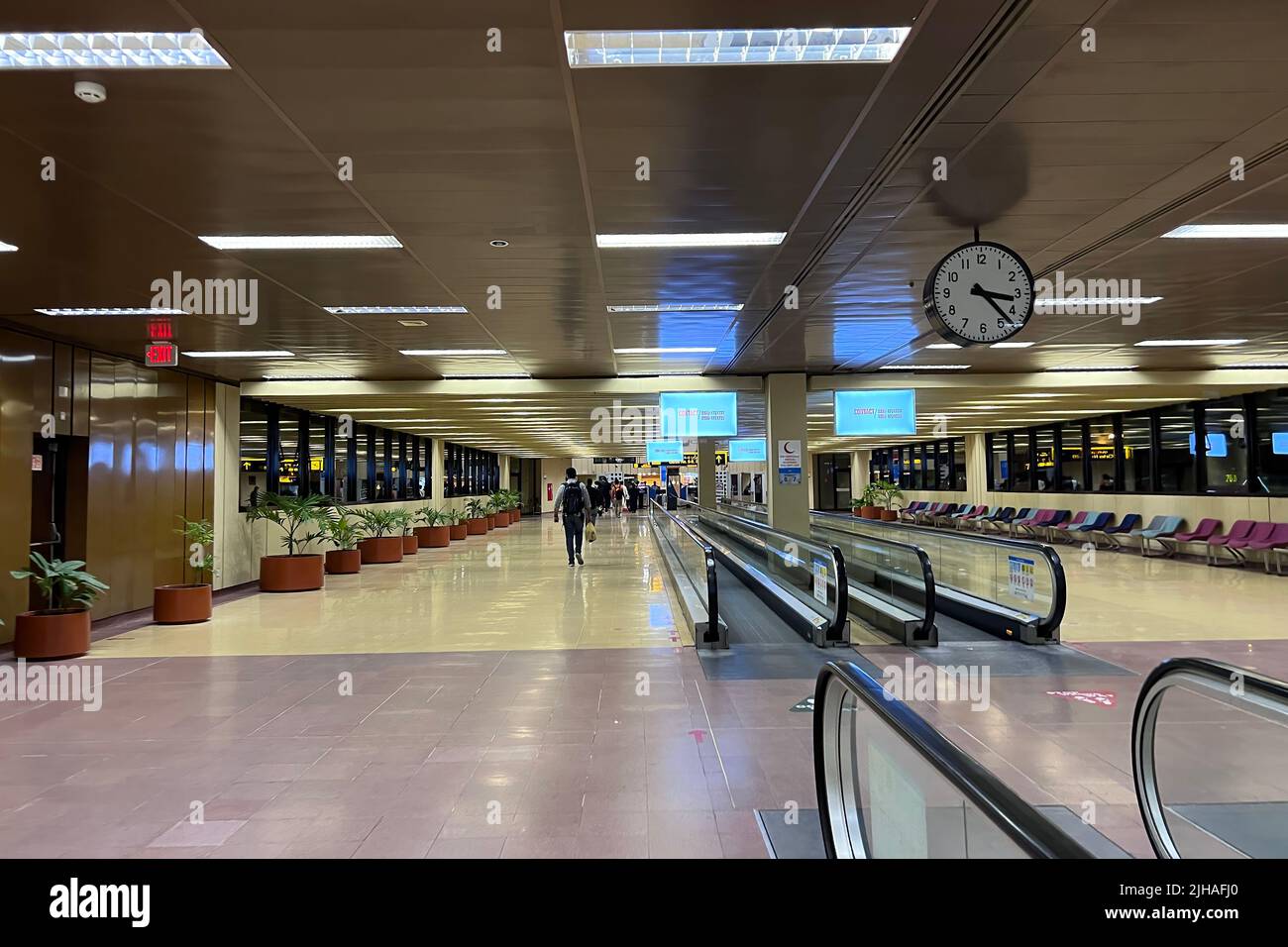 Jinnah International Airport Departure lounge Karachi Pakistan Stock Photo