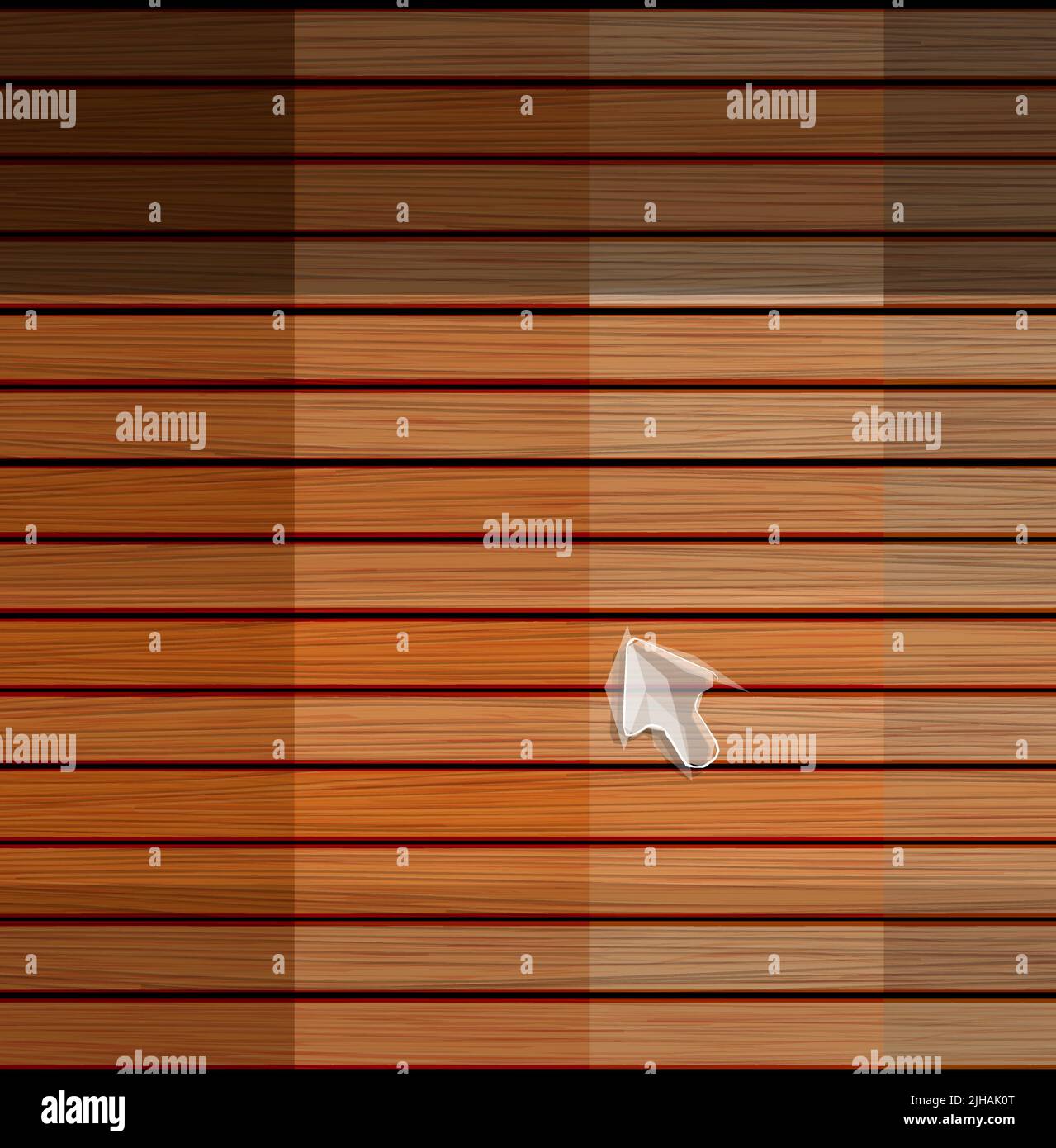 Vector wood plank texture. Detailed background Stock Vector