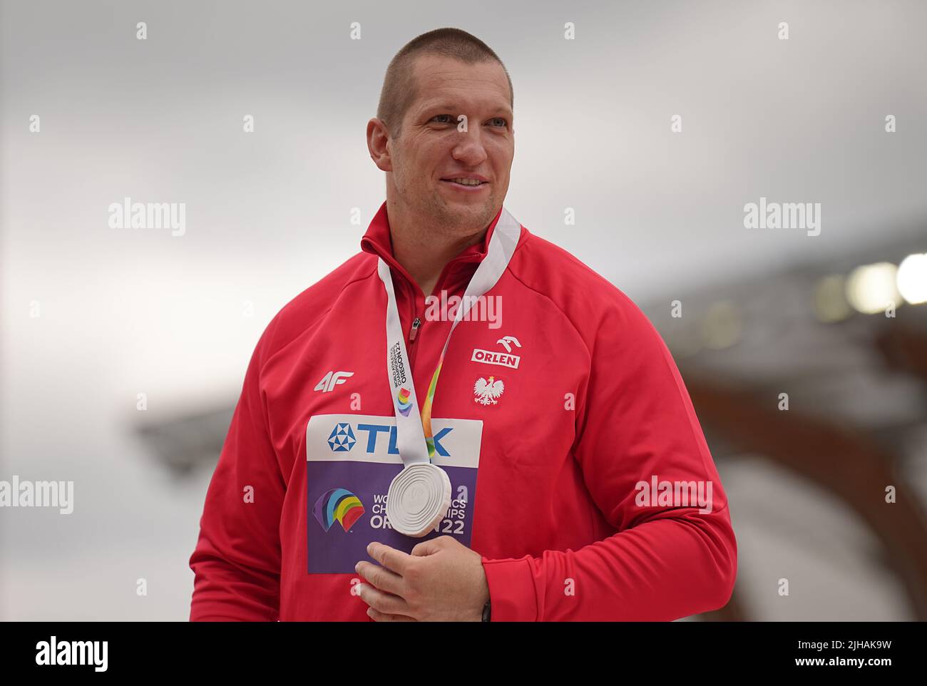 Eugene, USA. 16th July, 2022. Athletics World ChampionshipsWojciech