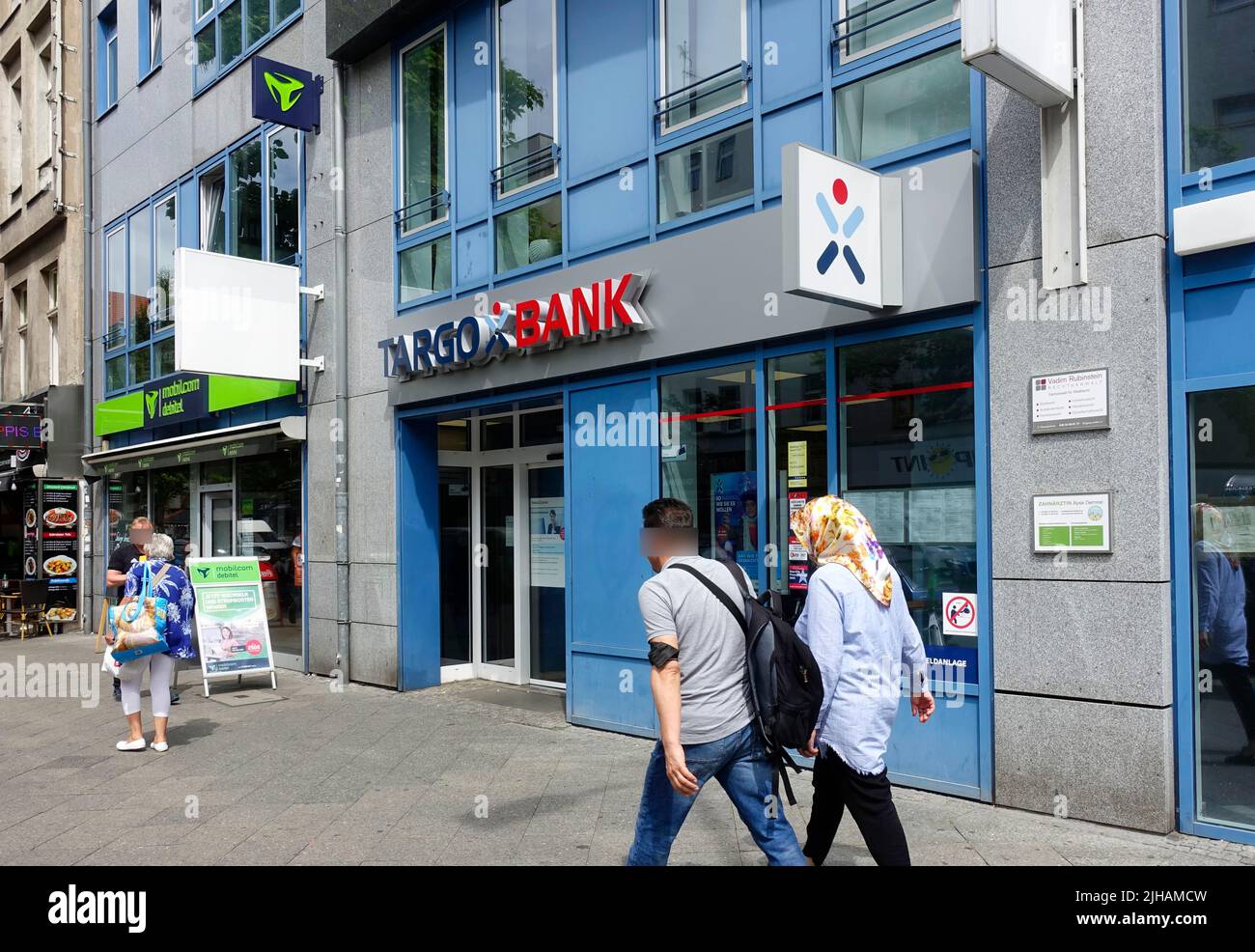 Targobank, bank branch, Wilmersdorfer Str., Berlin, Germany Stock Photo