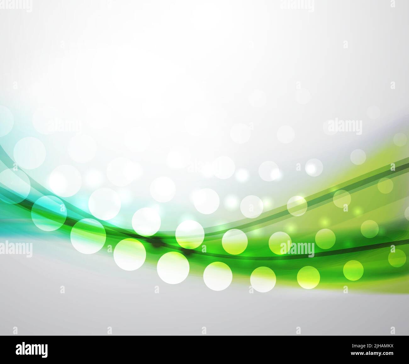 Eps10 vector abstract green and blue blur wave background Stock Vector ...