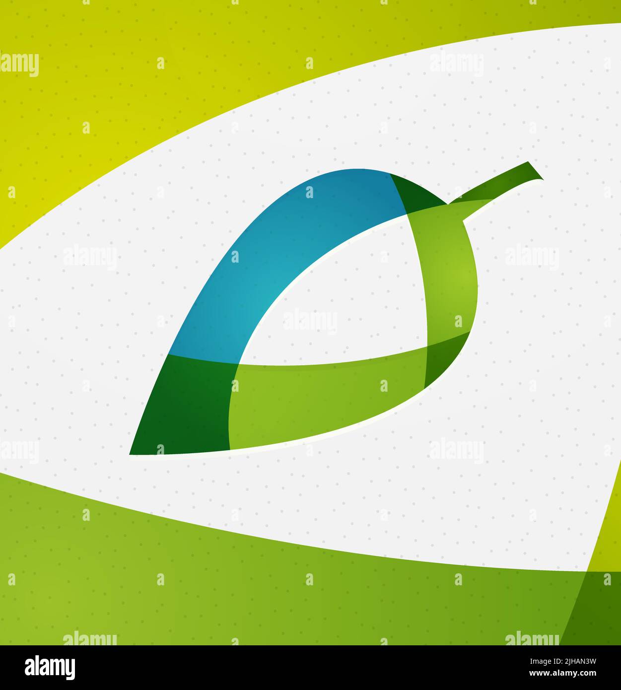 Vector green leaf eco concept Stock Vector Image & Art - Alamy