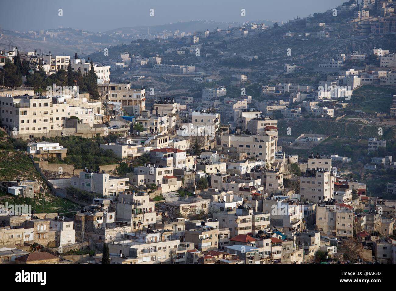 Cityscape of Jerusalem, Israel Stock Photo