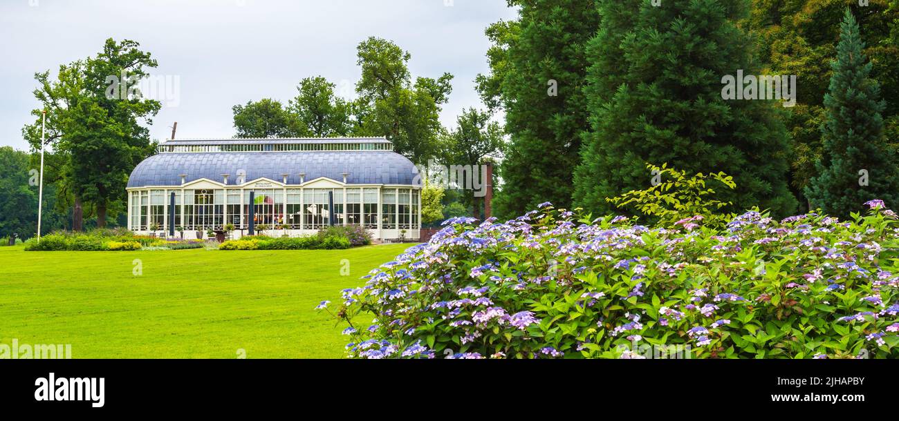 Barneveld Netherlands July 14, 2020 Panoramic view of Orangeryestate