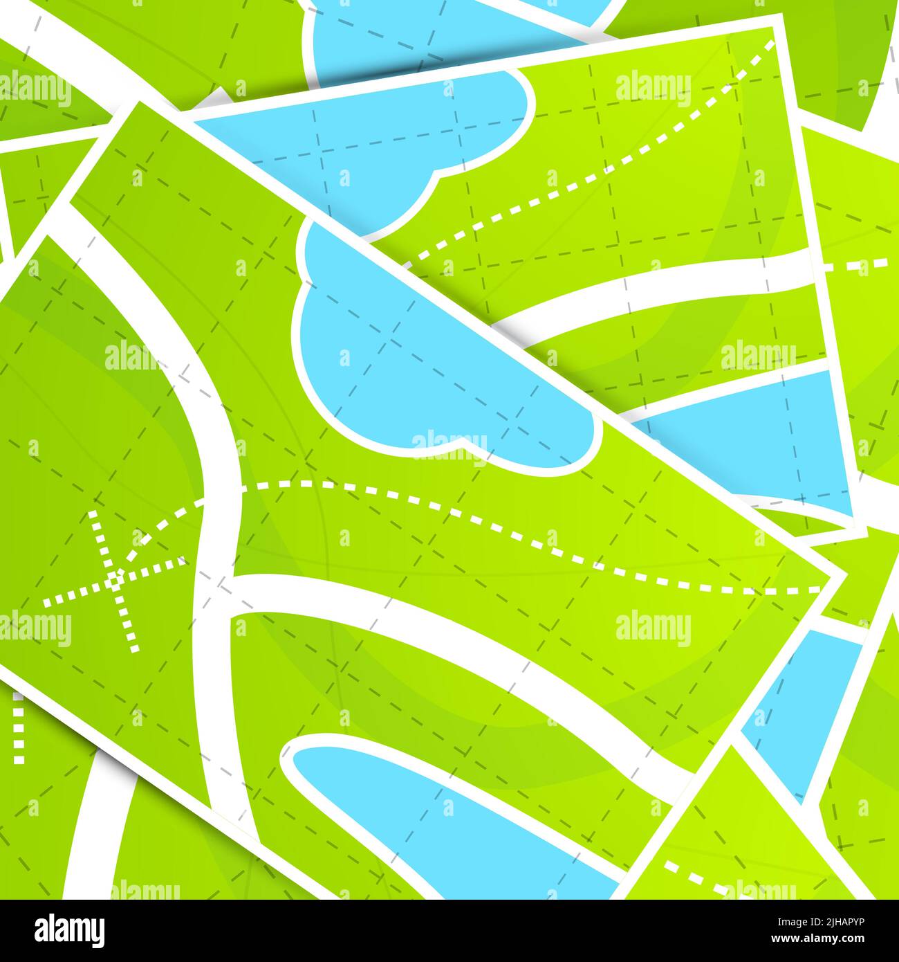 Vector background made of maps Stock Vector