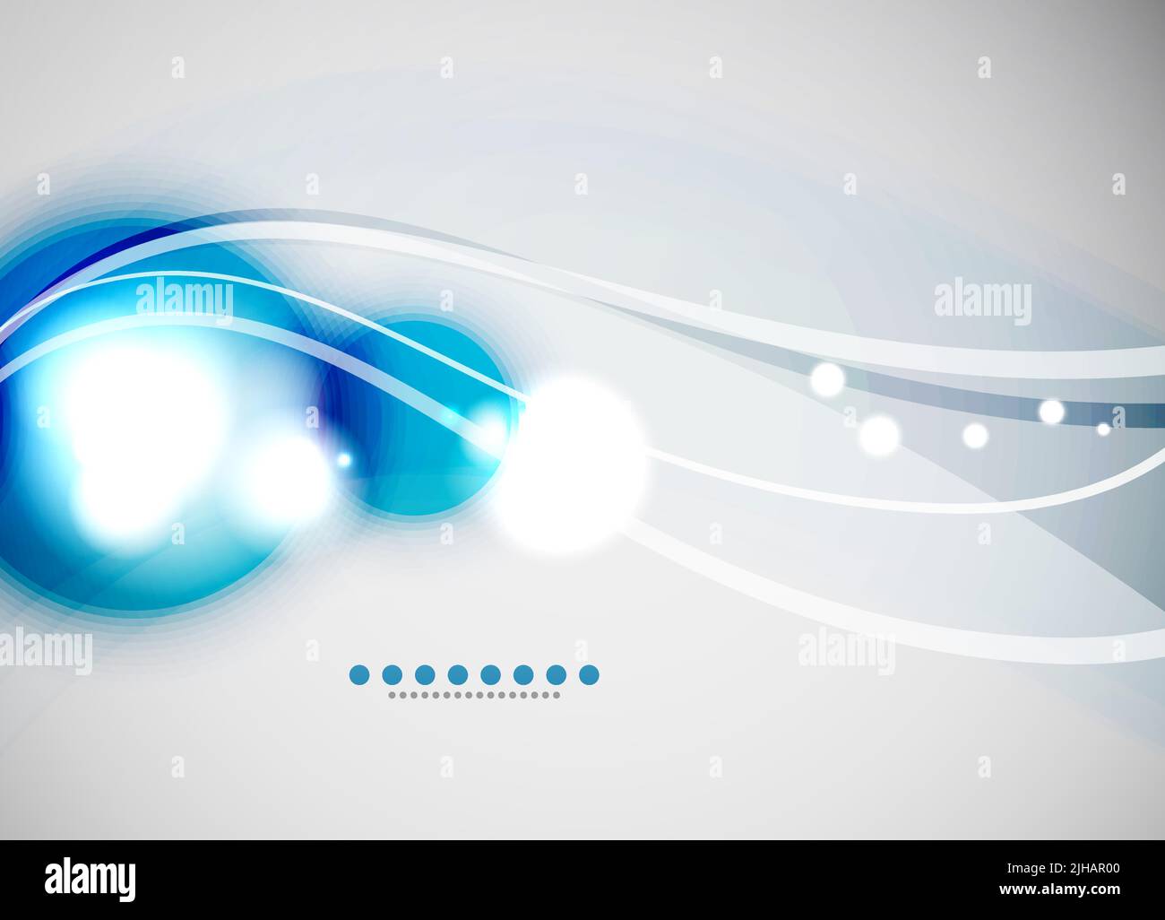 Abstract vector backround with blurred circles and shiny effects Stock Vector