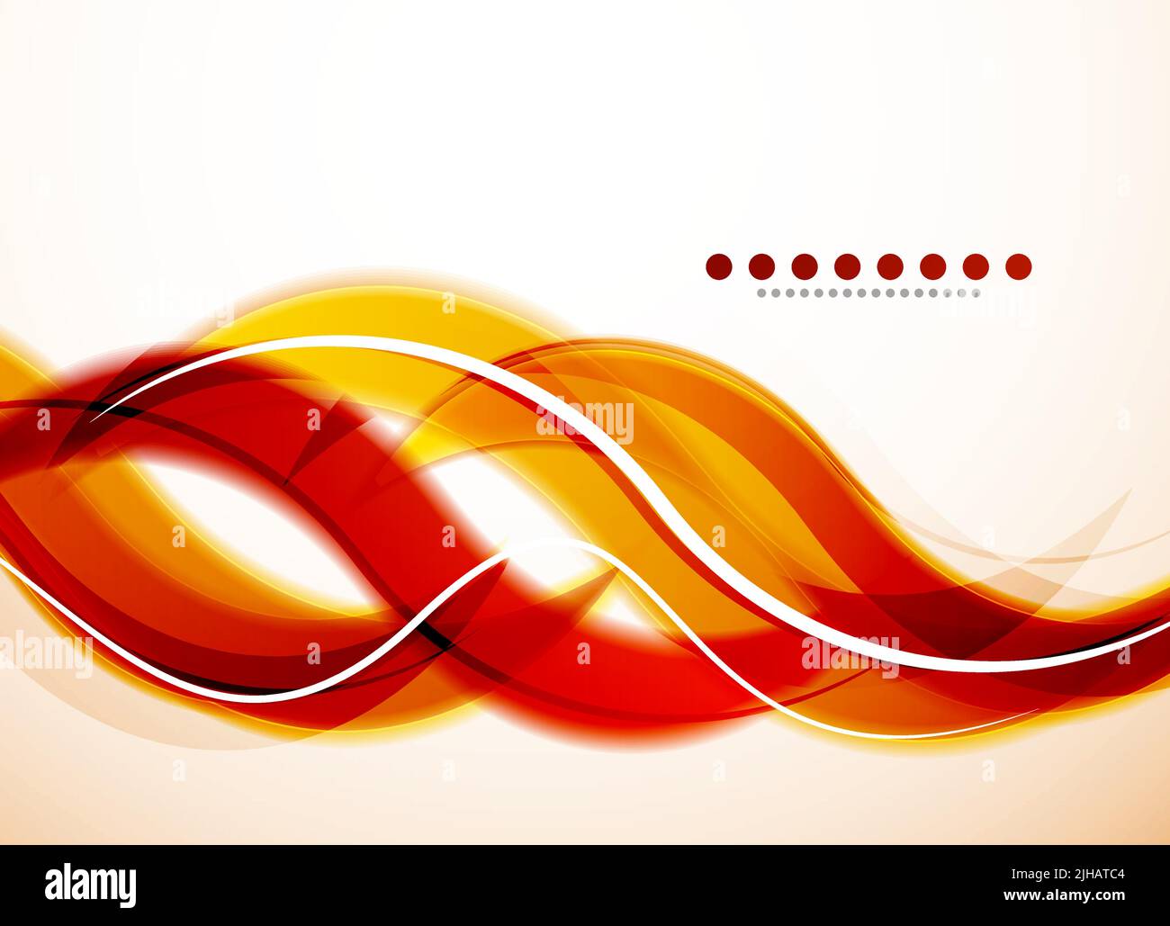 Vector abstract orange wave background Stock Vector Image & Art - Alamy