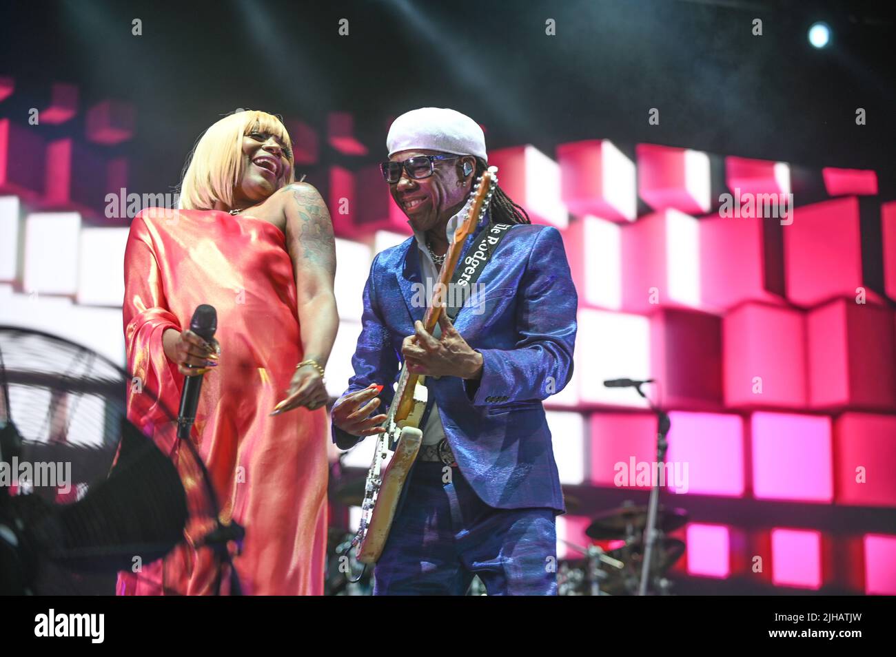 Nile Rodgers & Chic Performing at Doncaster Racecourse, Uk , 16.07.2022