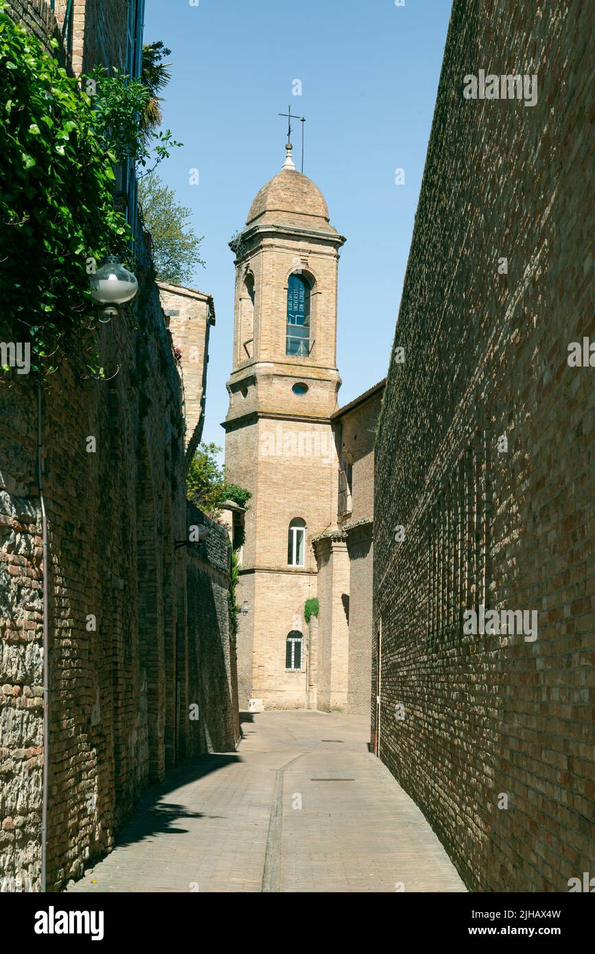 San Girolamo church in Urbino, a medieval town of the Marche region of Italy Stock Photo