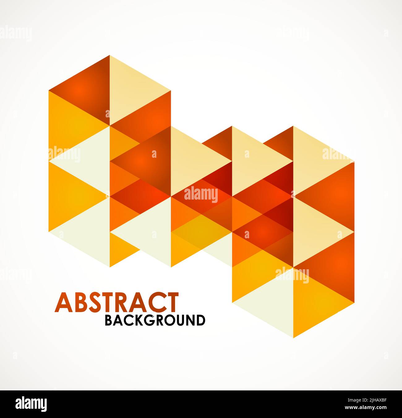 Orange business triangles Stock Vector Image & Art - Alamy