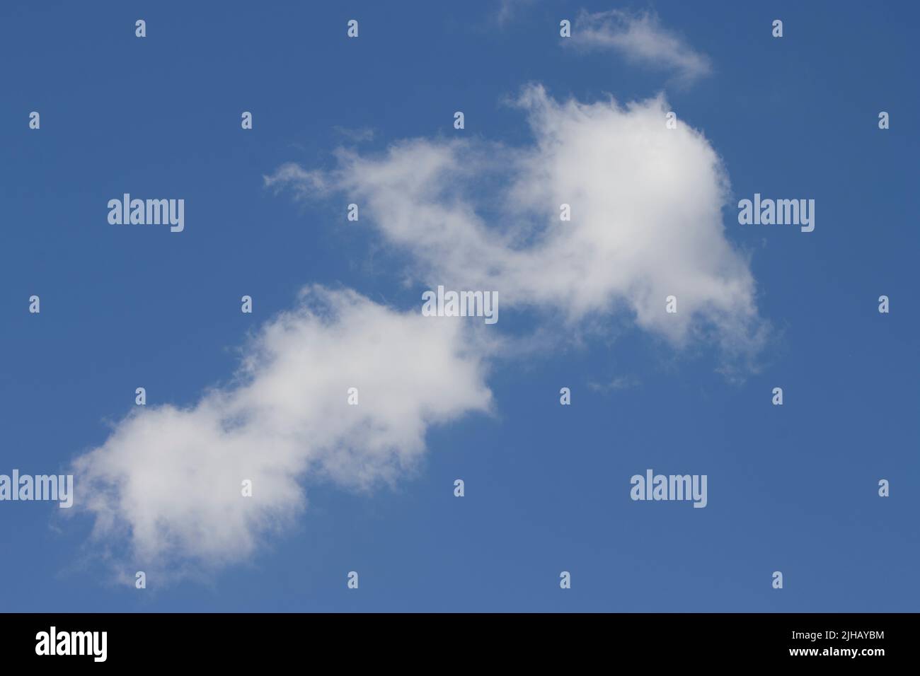 Cumulus Cloud in Blue Sky Stock Photo