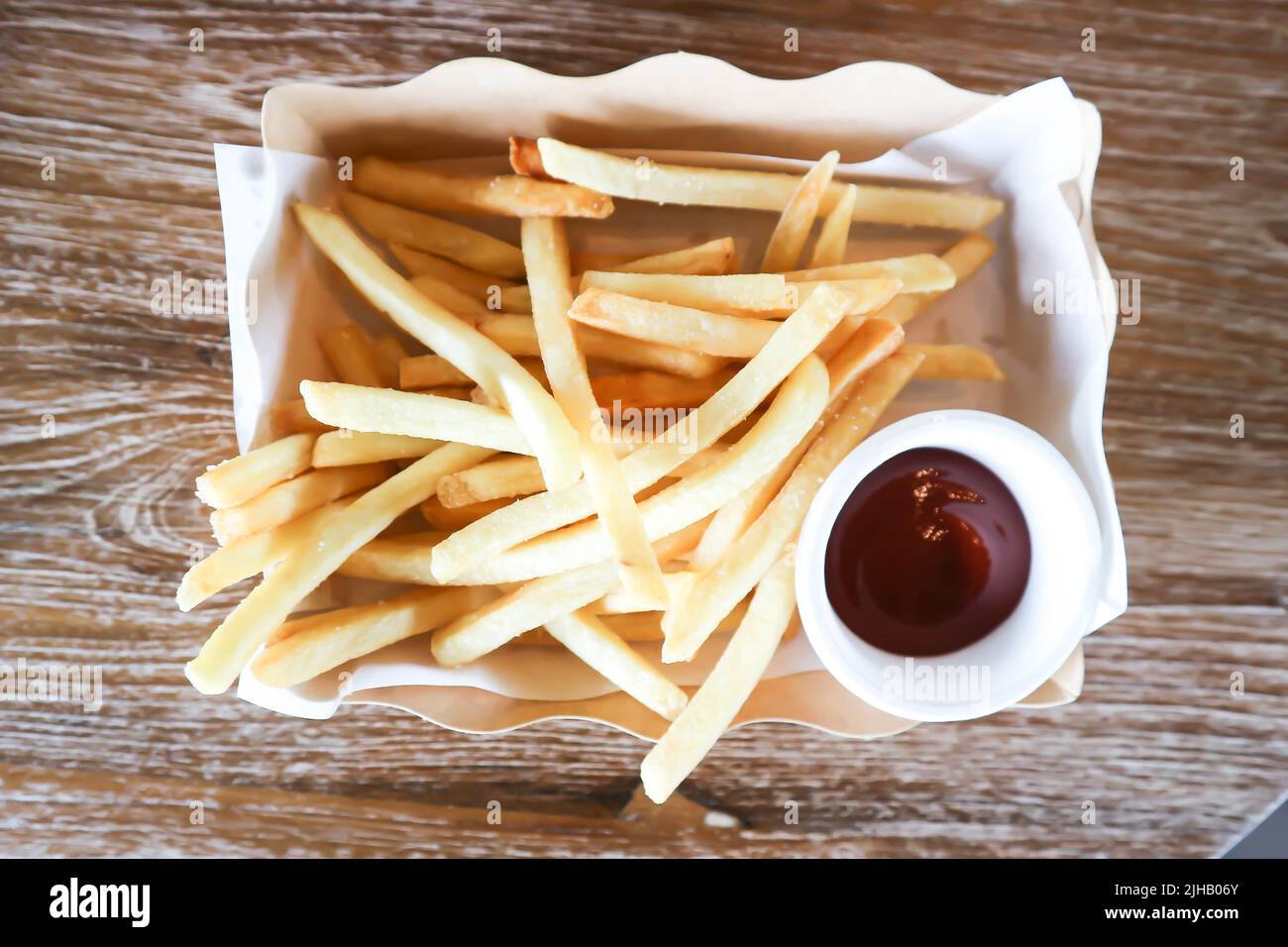 French fries or fried potato , fries or chips and dip Stock Photo Alamy