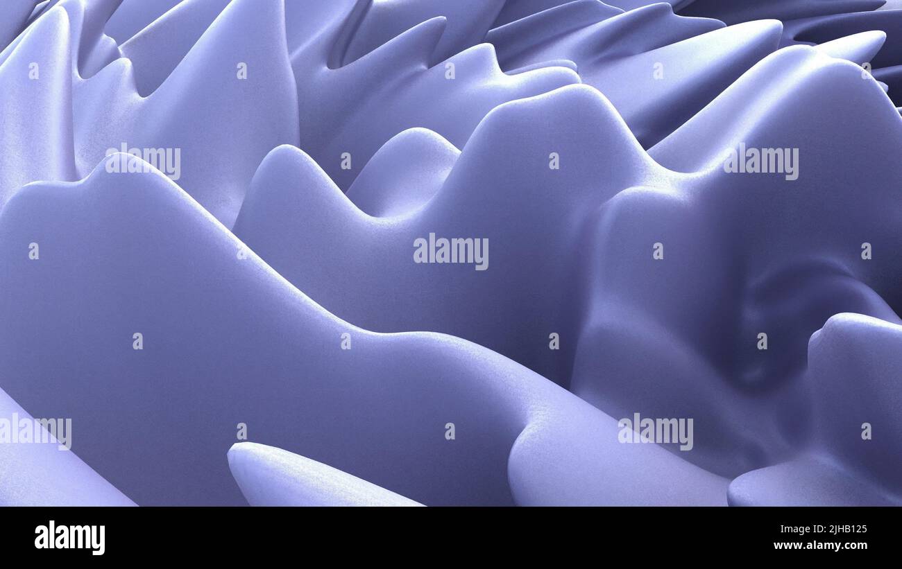 Blue wave in 3d abstract style intro 3d render Stock Photo - Alamy