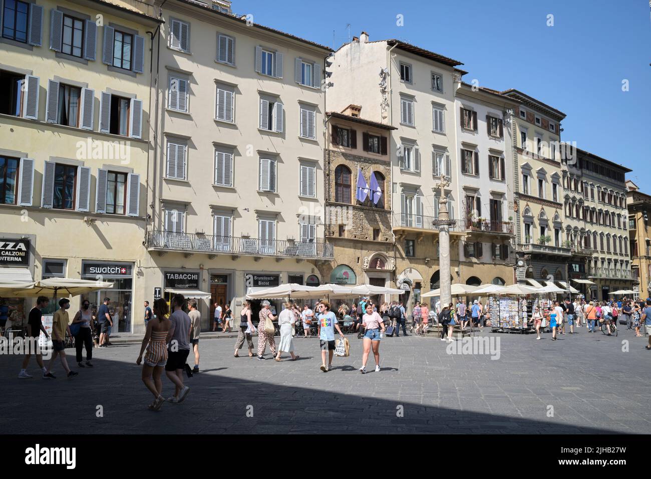 Piazza della Signoria Florence Italy Stock Photo