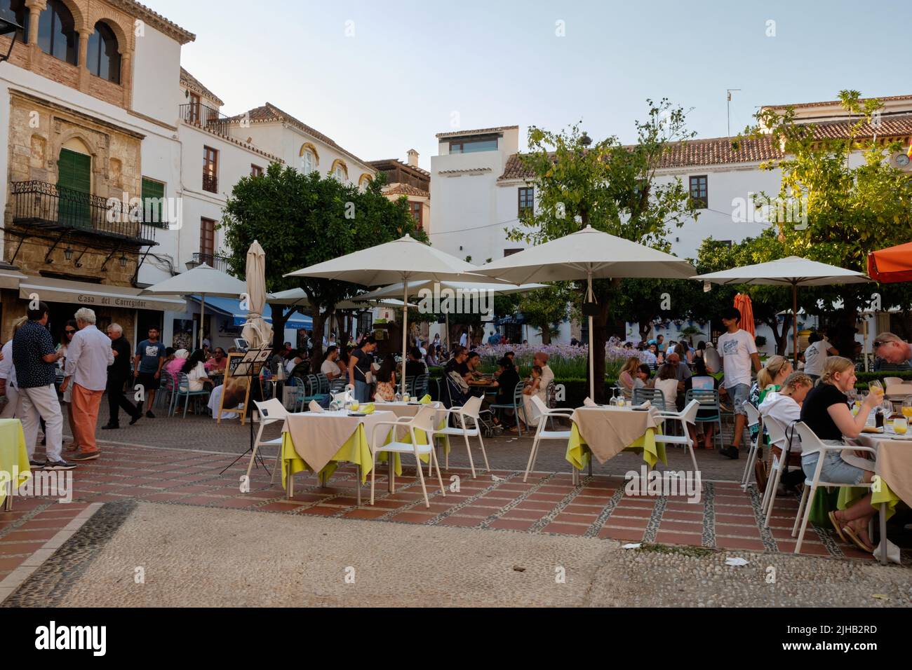 Plaza de los Naranjos or Orange Square, Marbella, Costa del Sol, Malaga