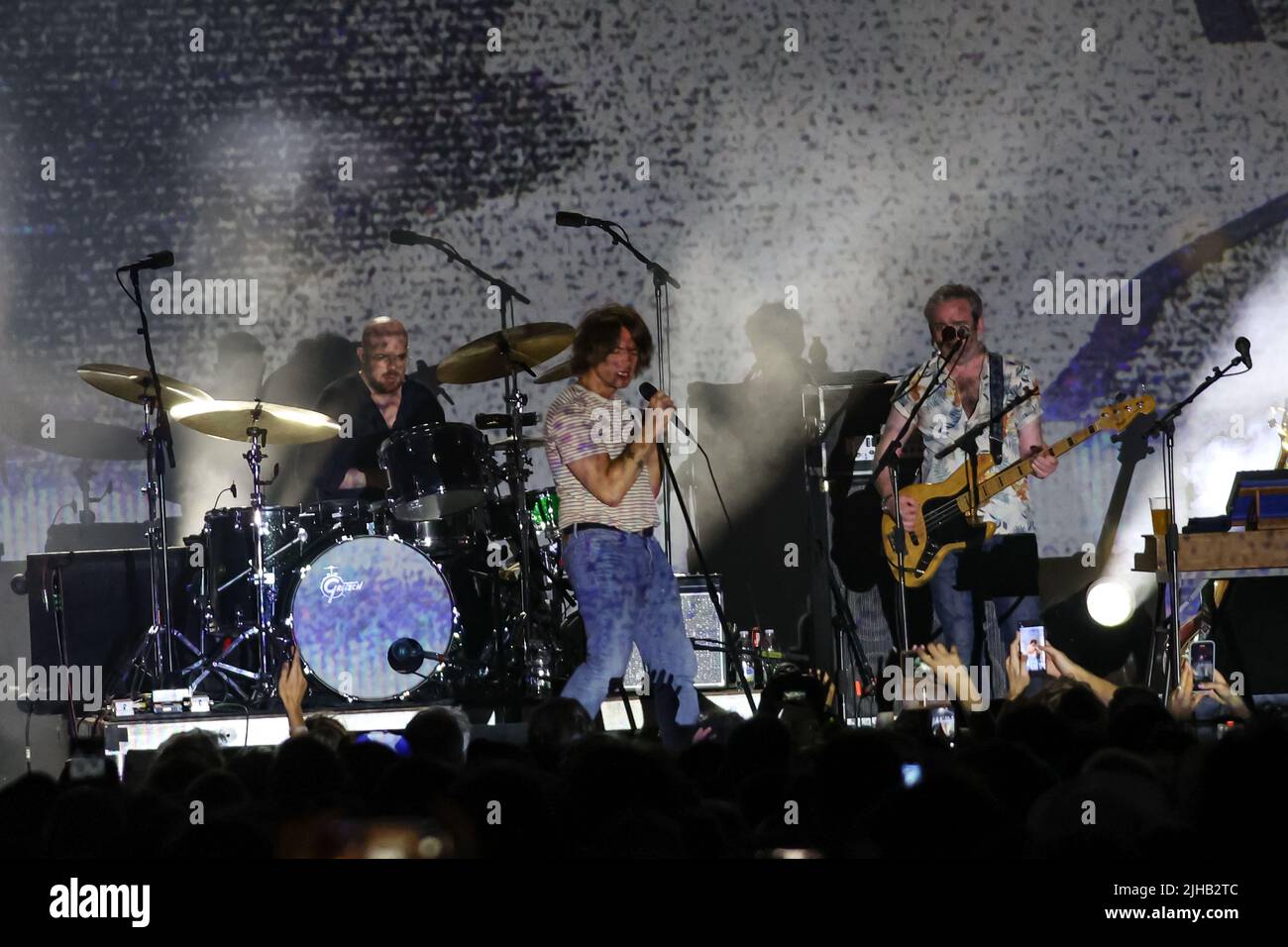 Paolo Nutini in concert during the Music Concert Paolo Nutini on July ...
