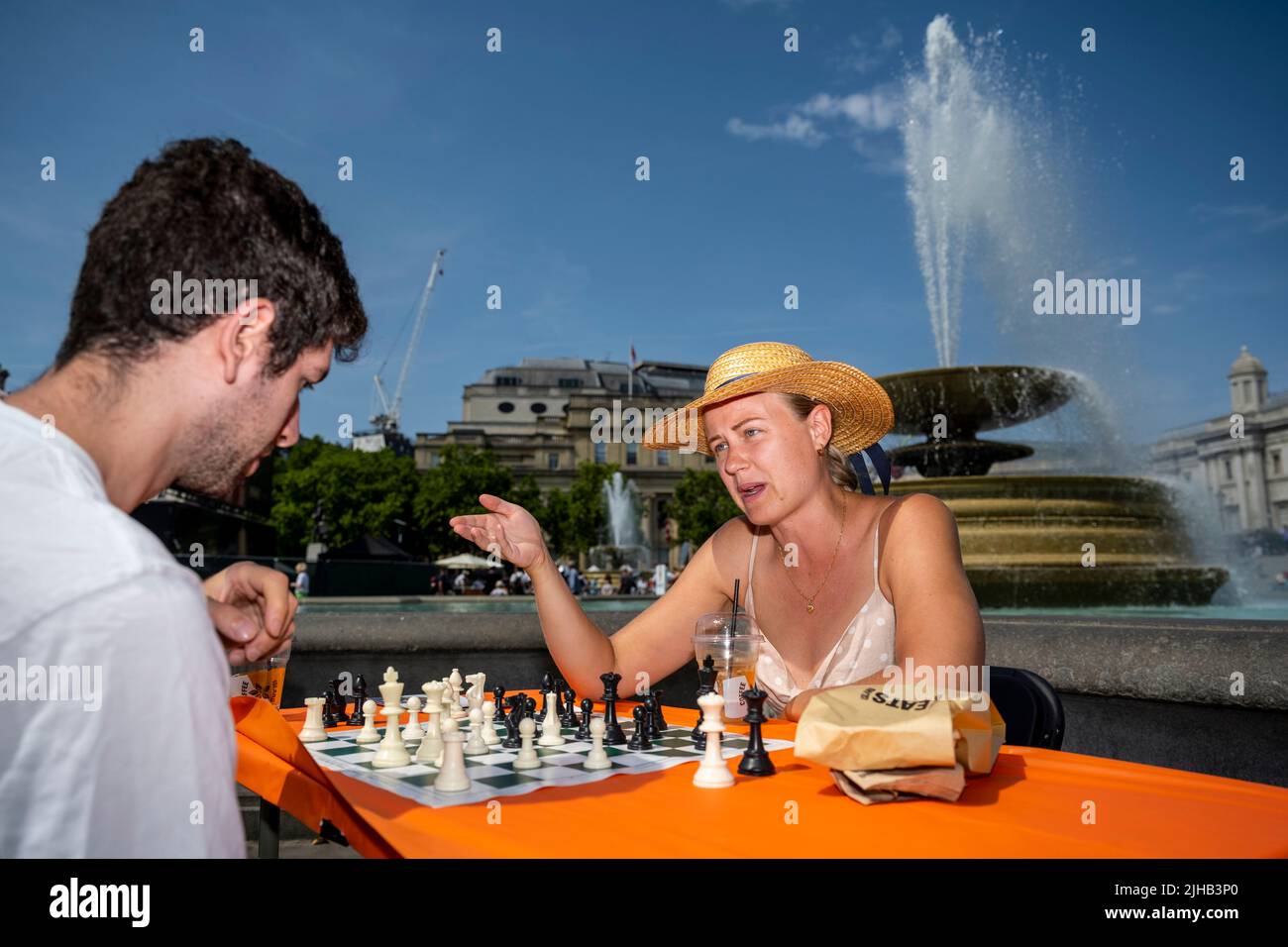 Boris Spassky Russian chess grandmaster & his wife Marina talking about his  life on stage at Hay Festival 2008 Hay on Wye Wales Stock Photo - Alamy
