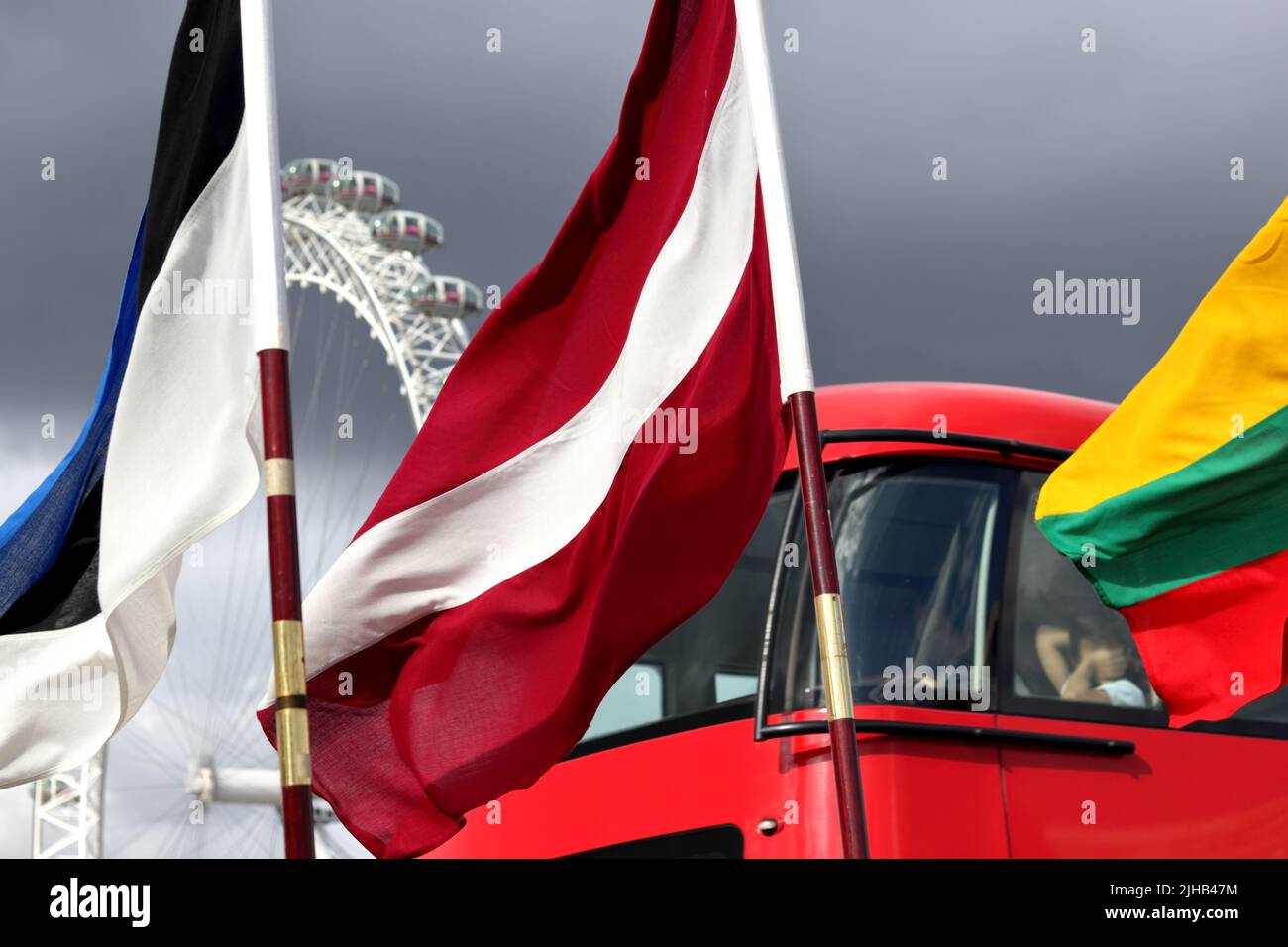 Baltic states flag hi-res stock photography and images - Alamy