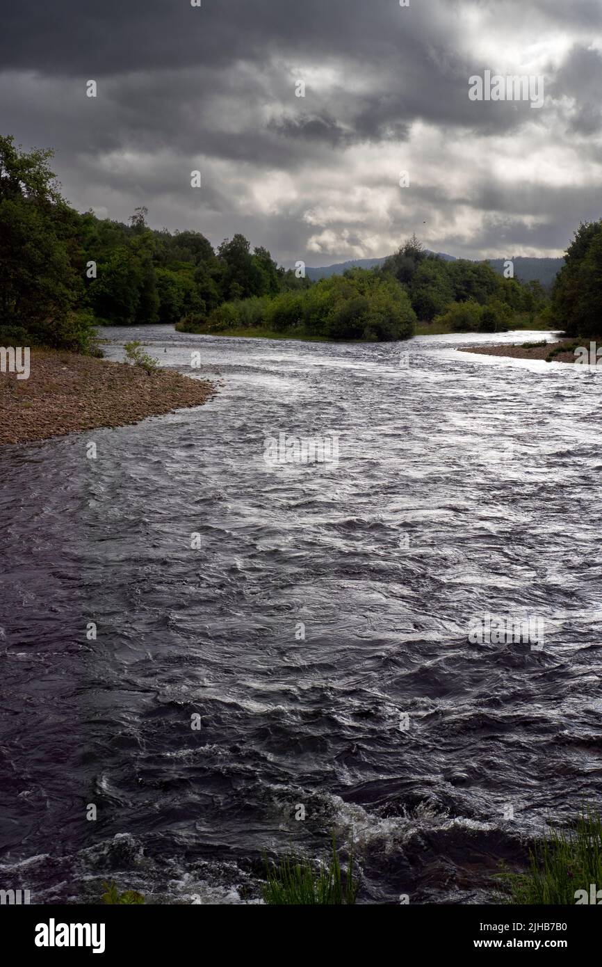River Glass ar Cannich, Inverness Shire, Highlands, Scotland Stock Photo