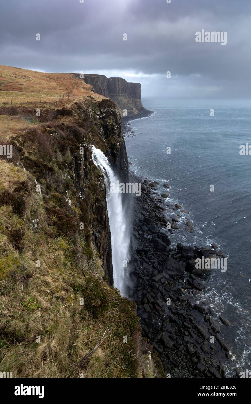 Kilt Rock & Mealt Falls, Isle of Skye, Scotland Stock Photo - Alamy