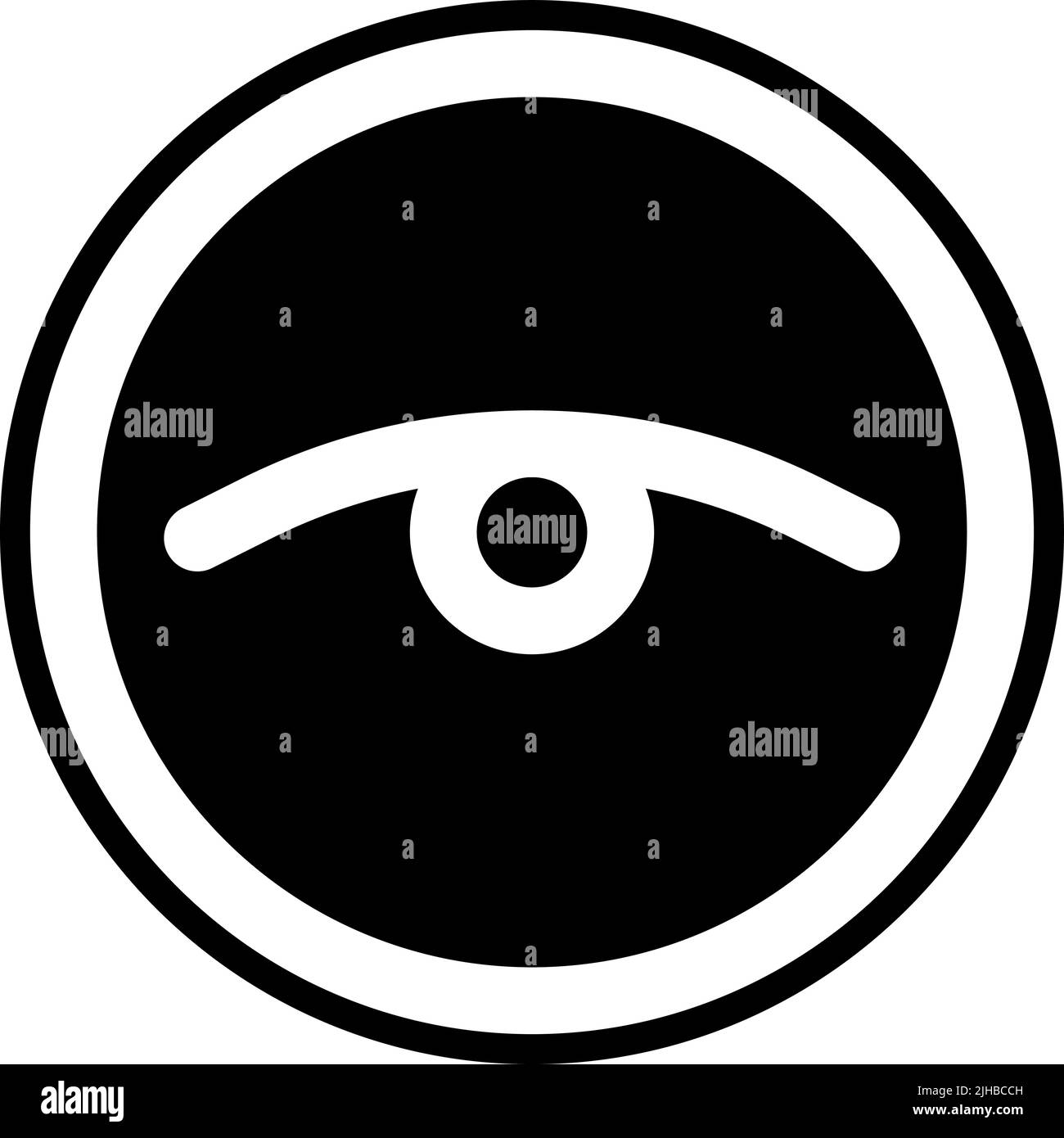 Basic interface eye . Stock Vector