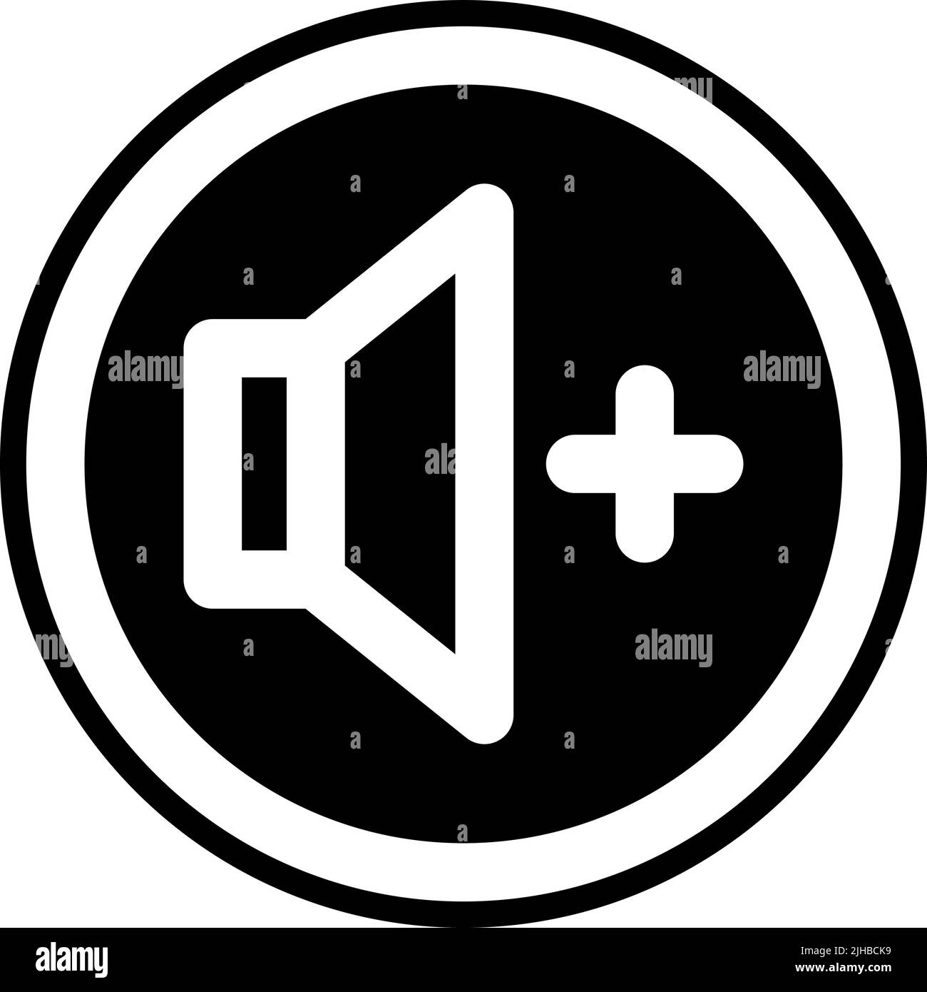 Basic interface volume up Stock Vector Image & Art Alamy