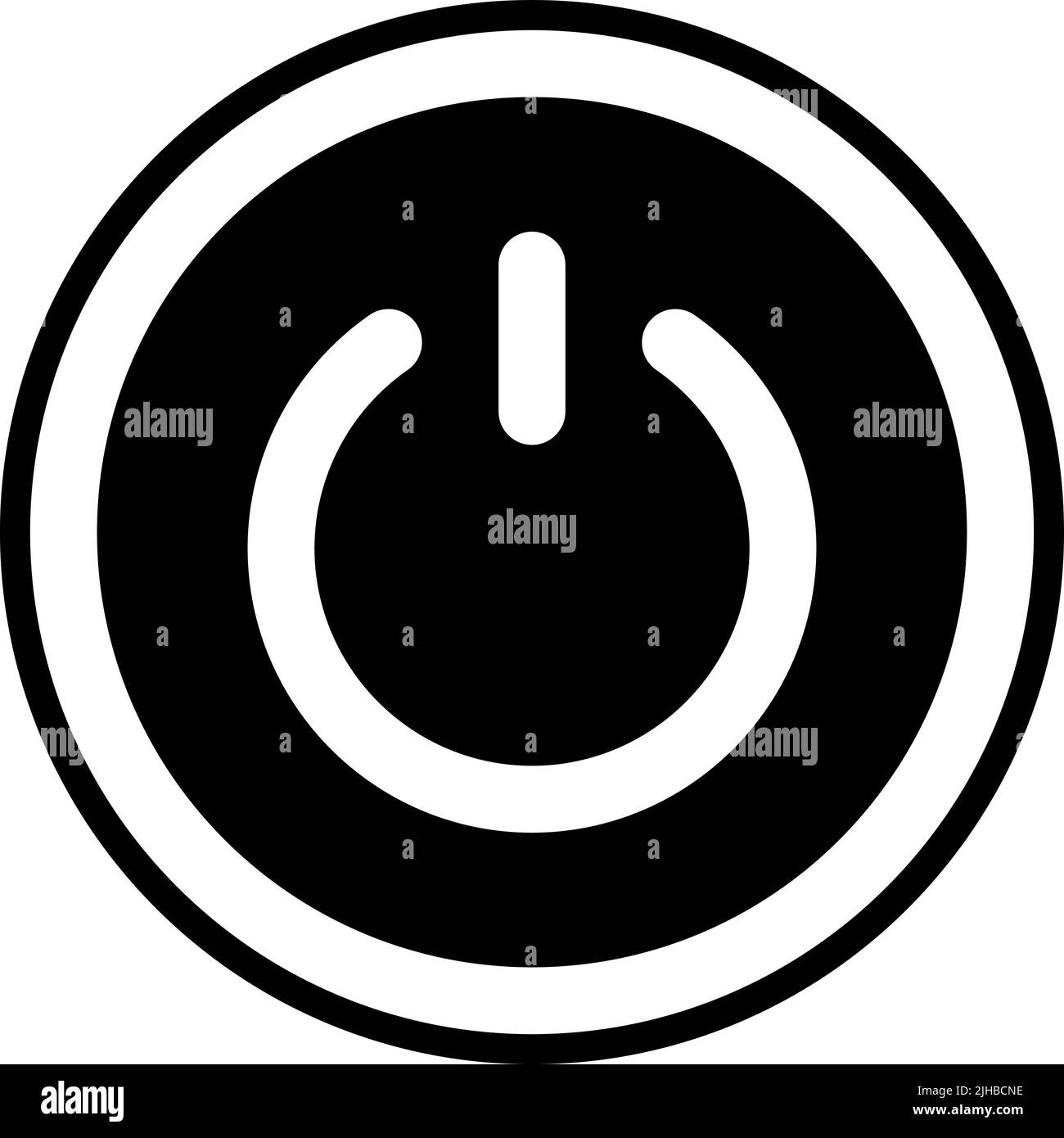 Basic interface power . Stock Vector