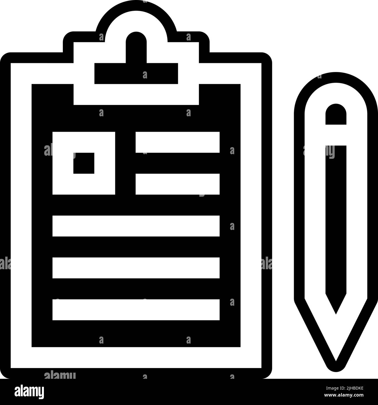 Clipboard survey student Stock Vector Images Alamy