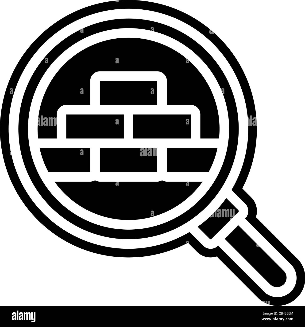 Construction business magnifying glass Stock Vector Image & Art - Alamy
