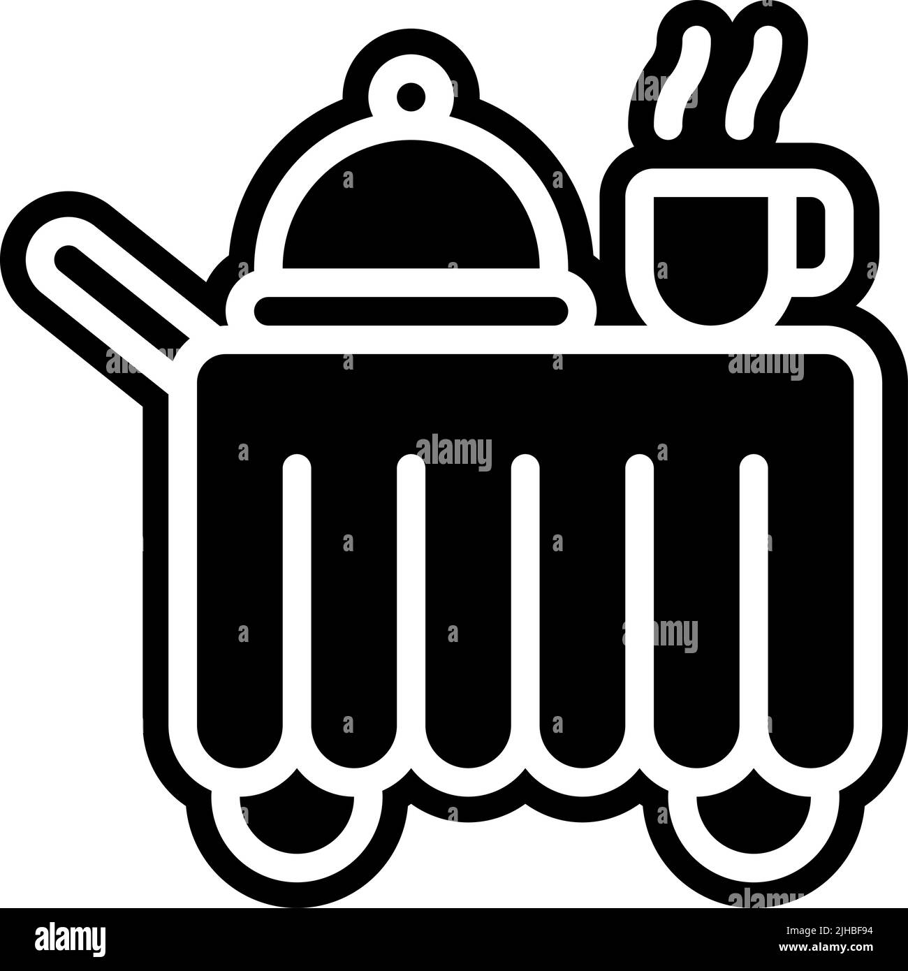 Convenience room service . Stock Vector