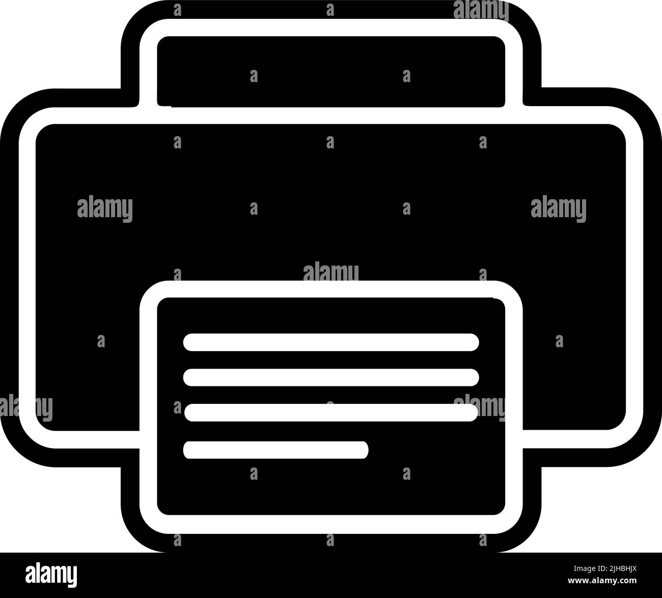 Education printer . Stock Vector