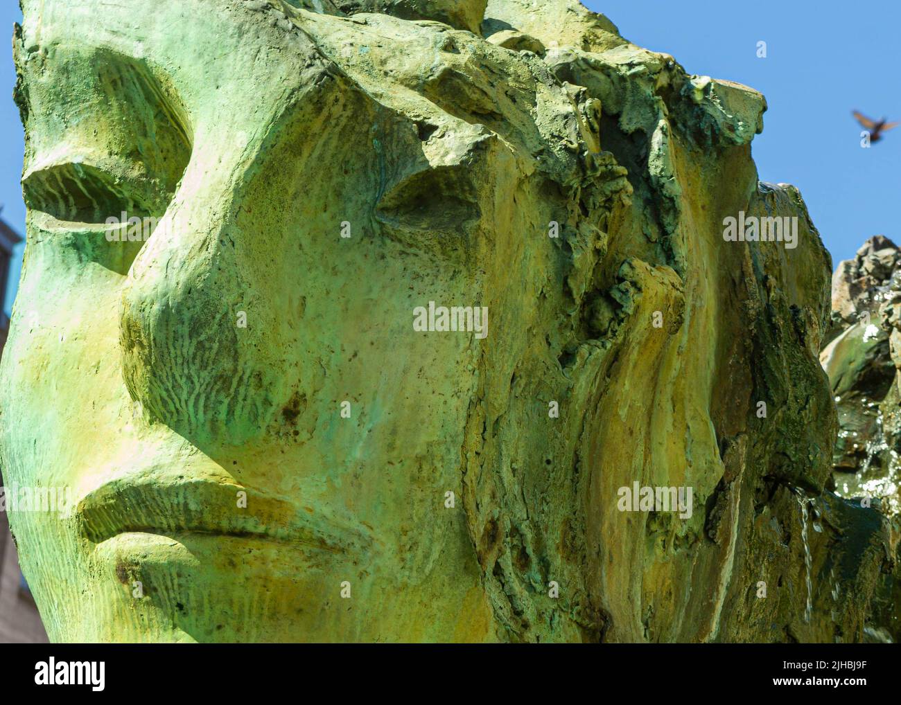 The Rokin Fountain, Amsterdam, Netherlands Stock Photo