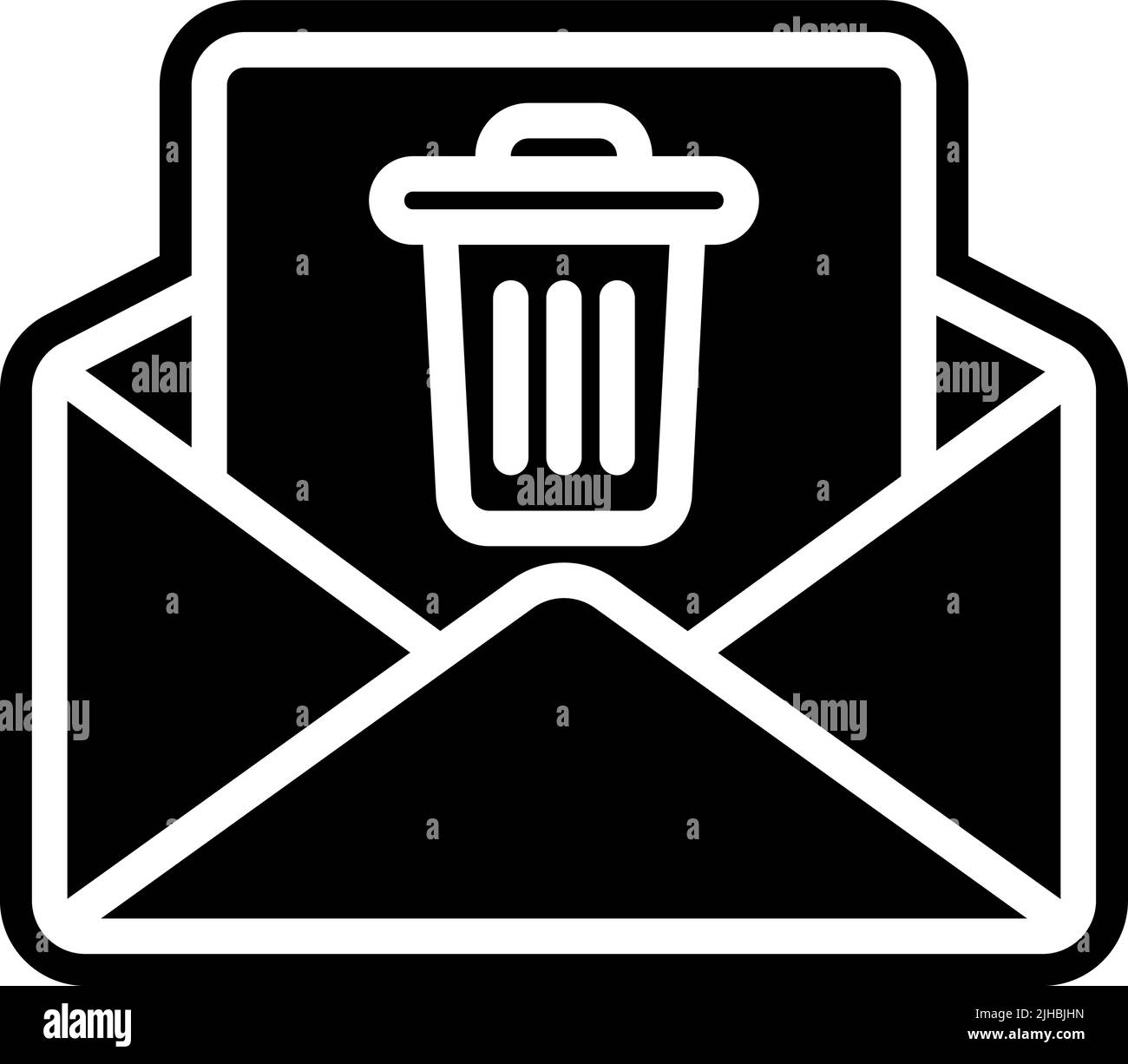 Email trash Stock Vector Image & Art Alamy