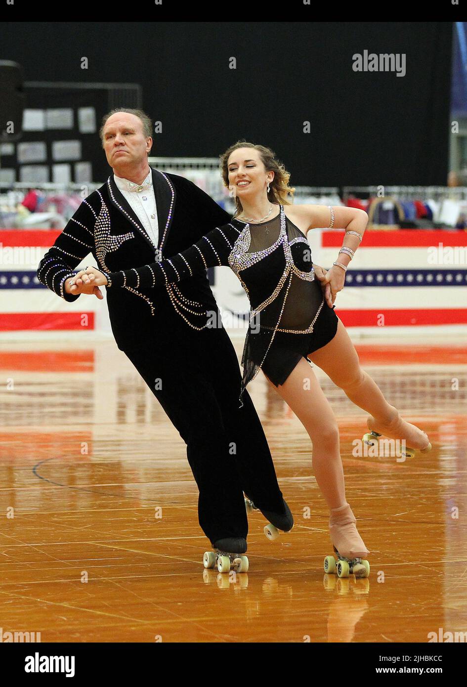 Lincoln, NE, USA. 12th July, 2022. Robert Hudson and Katelyn Rodgers of