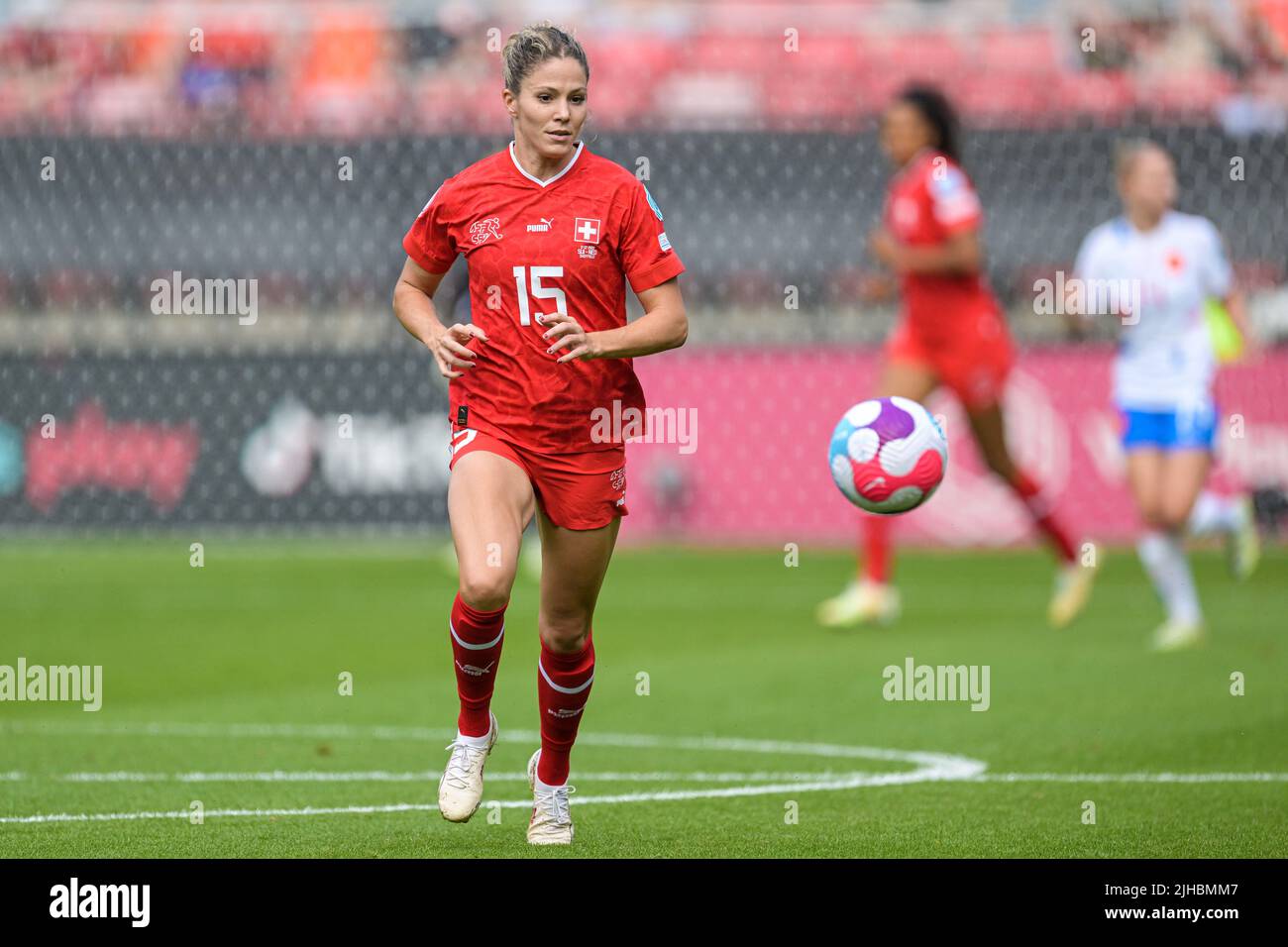 SHEFFIELD Luana Buhler of Switzerland women during the UEFA Women's