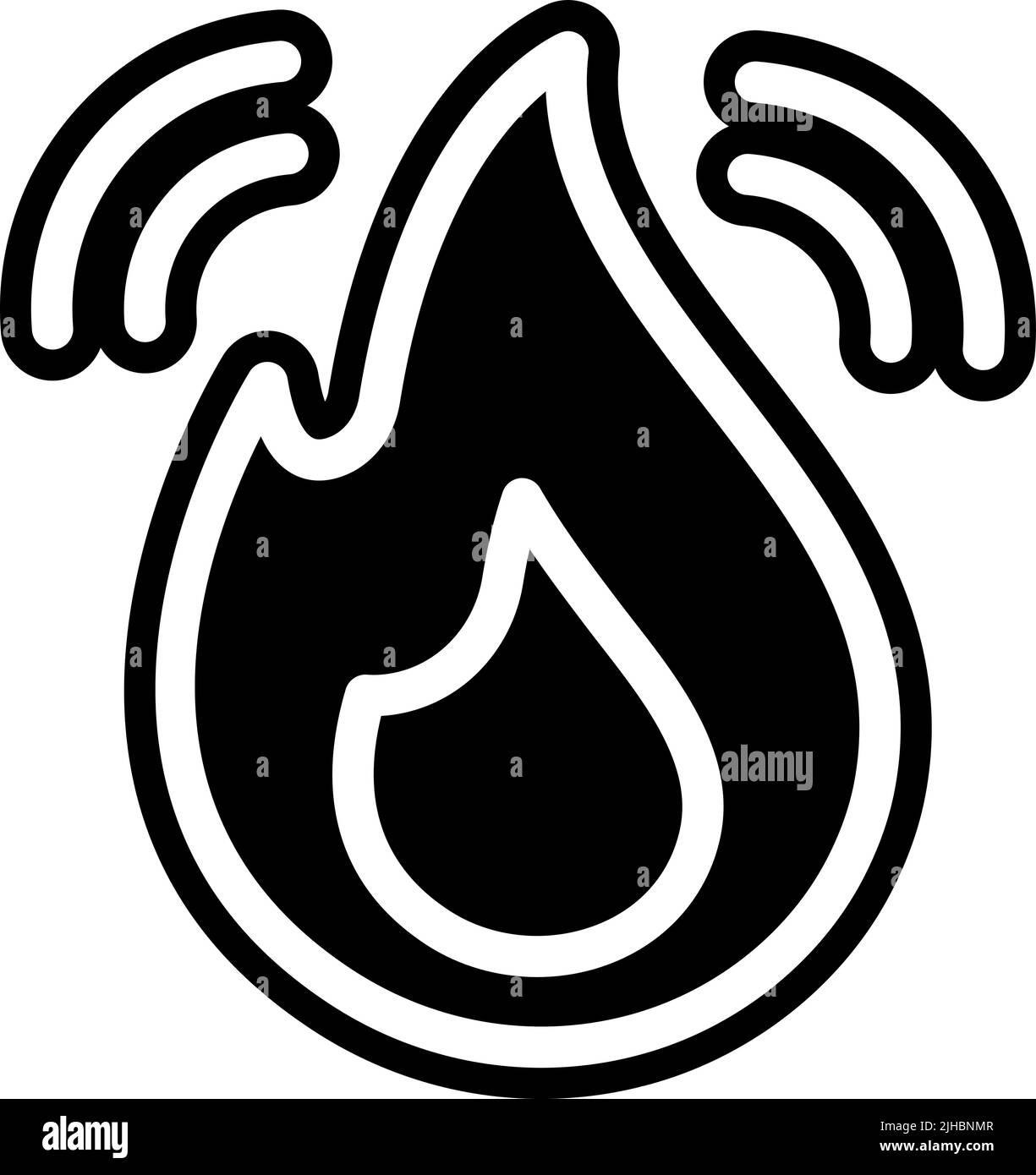 Internet of things fire . Stock Vector