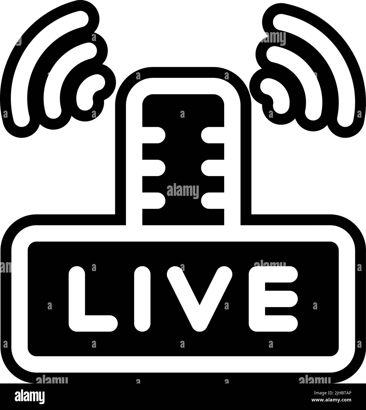 Broadcast live Black and White Stock Photos & Images - Alamy