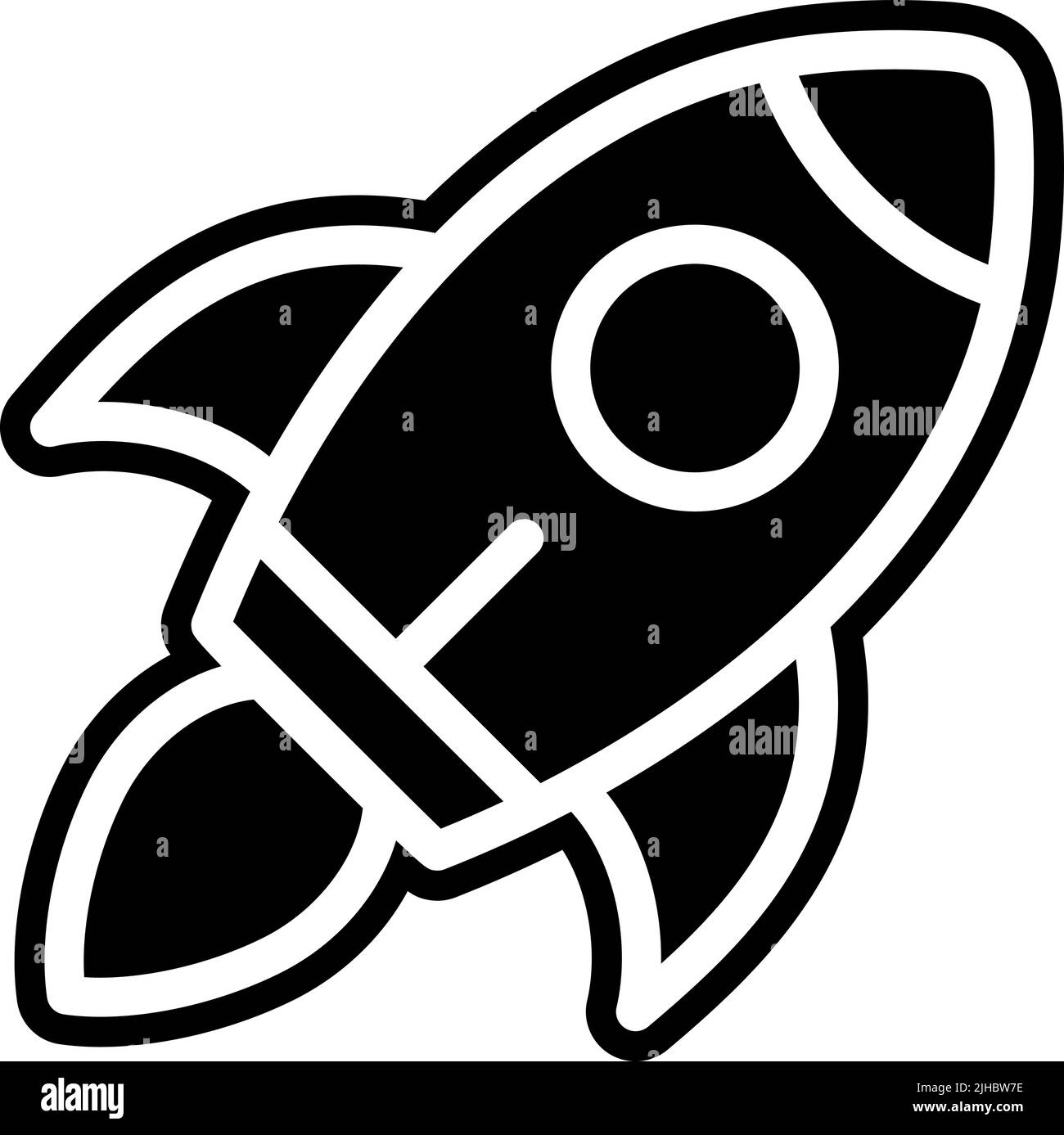 Space Rocket Stock Vector Image And Art Alamy