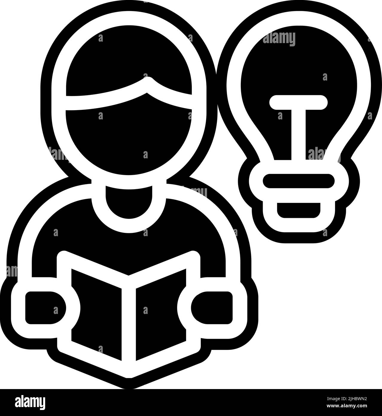 Stay at home learning . Stock Vector