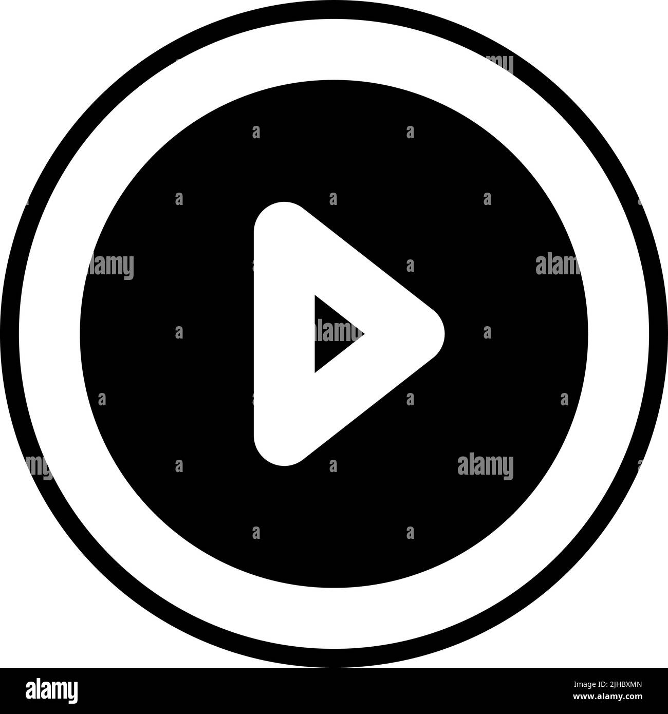 Ui control play Stock Vector Image & Art Alamy