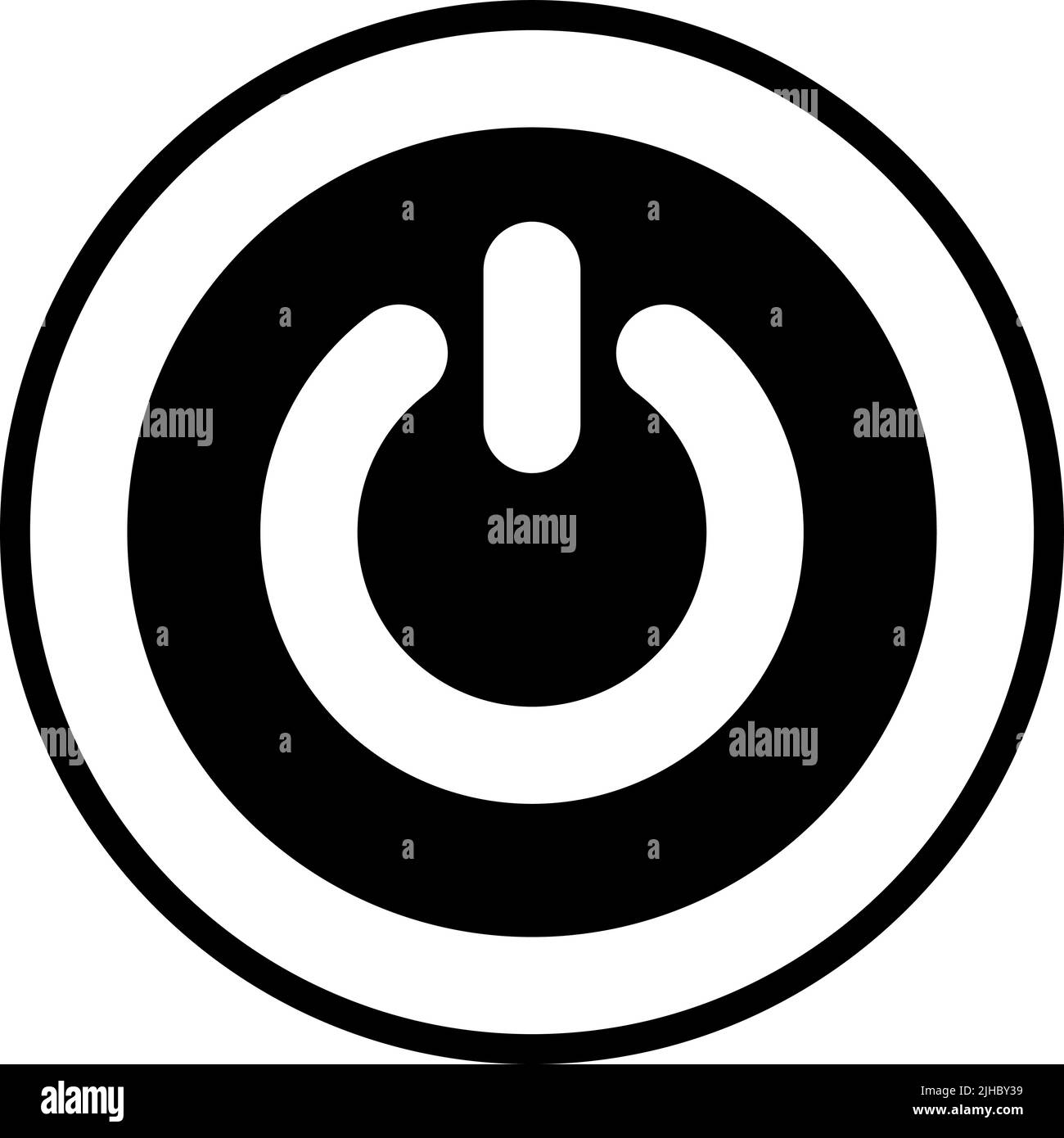 Ui control power button Stock Vector Image & Art Alamy