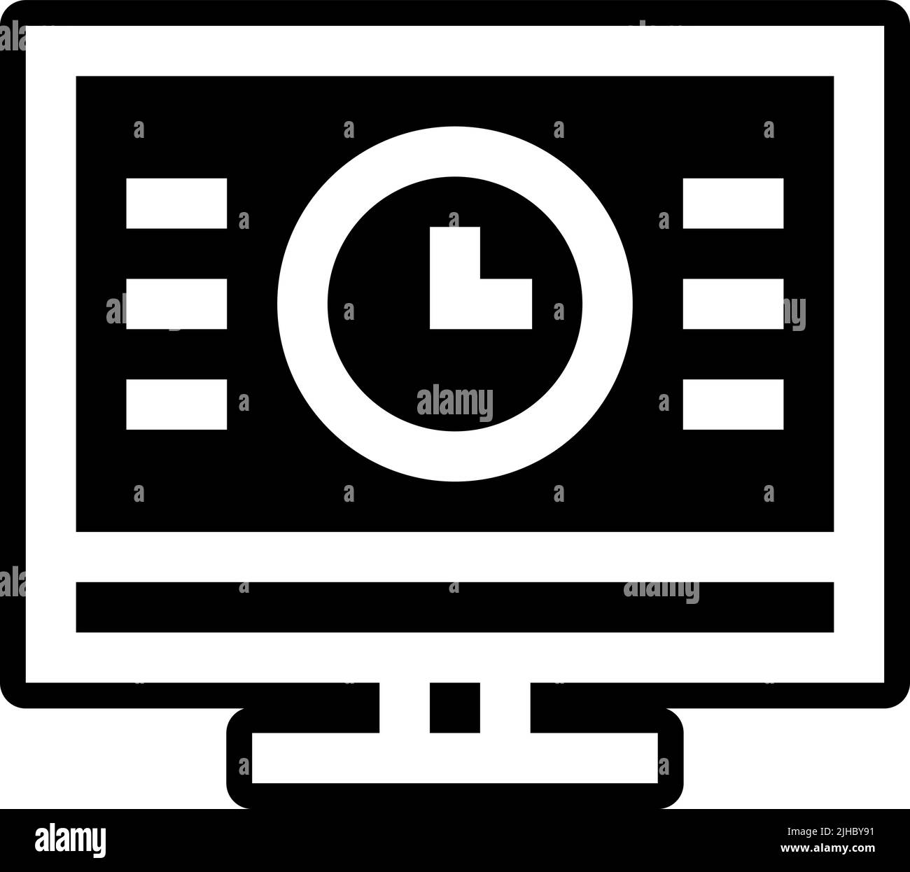 Training and coaching time . Stock Vector