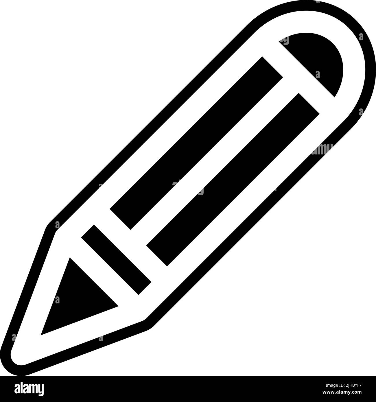 User interface pencil . Stock Vector